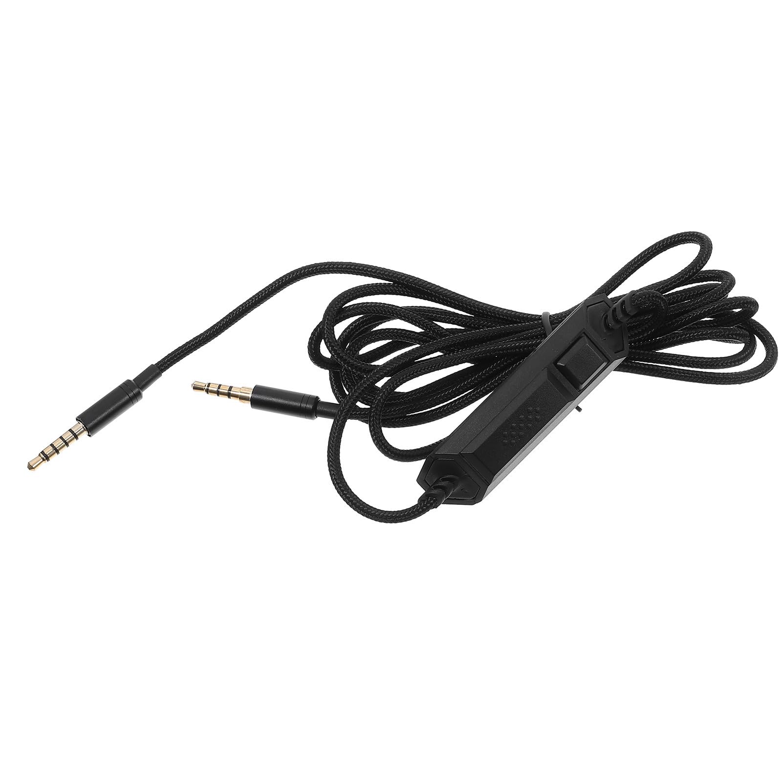 VALICLUD Audio Aux Kabel für Gaming Headset Kompatibel mit Astro A10 A40 Inline Stummschaltkabel mit Mikrofonumschaltung und Lautstärkeregelung Kunststoff Schwarz Fürpc und Spielkonsole