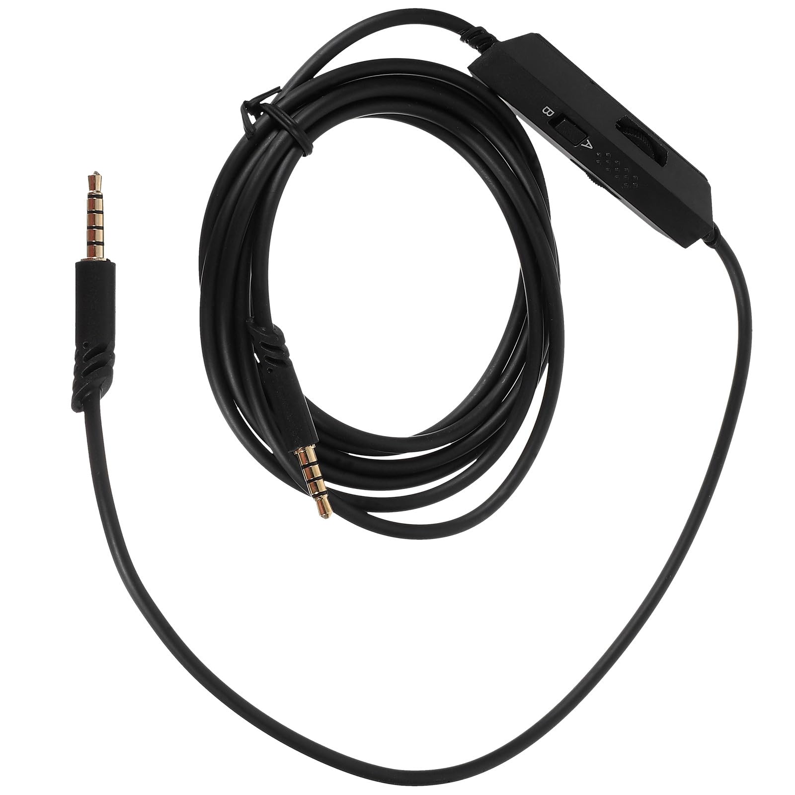 Cabilock Ersatz Audio Chat Kabel 2m für A10 A40 Gaming Headset Inline Stummschaltkabel Aux Audiokabel Kompatibel mit Xbox One PC