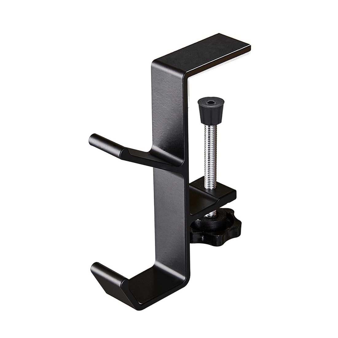 Kopfhörer Halterung 1 Stück, Schreibtisch Headset Stand mit Haken, Schwarz für Gaming-Headsets & Over-Ear Kopfhörer, platzsparende Schreibtisch-Organisation.