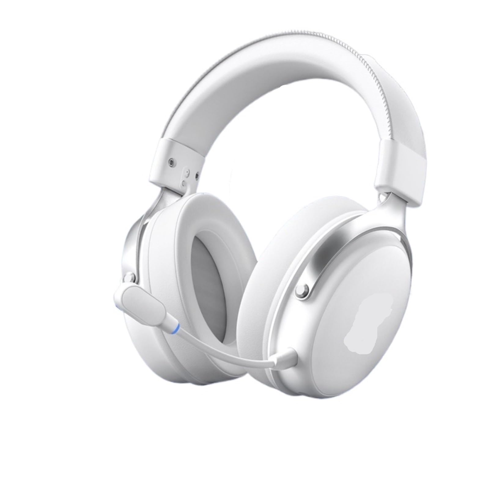 Generisch Tri-Mode Gaming USB Wireless 7.1 Kanal Surround Sound Tragbare Audio-Kopfhörer, V9 Pro E-Sports-Headset mit Mikrofon(V9Pro-Silver)