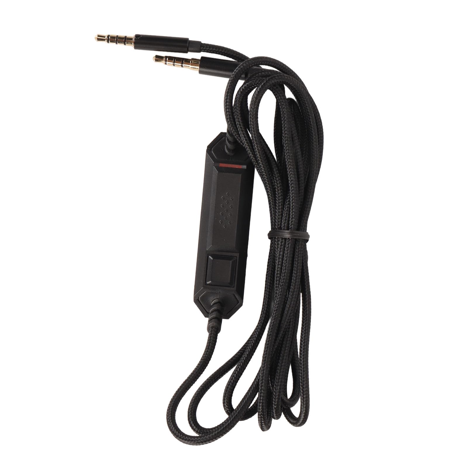 Ersatzkabel für Gaming-Headset mit Inline-Stummschalt- und Lautstärkeregler, kompatibel mit G633 und G933, geflochtenes 2-m-Soundkabel mit Mikrofon für One, PC und
