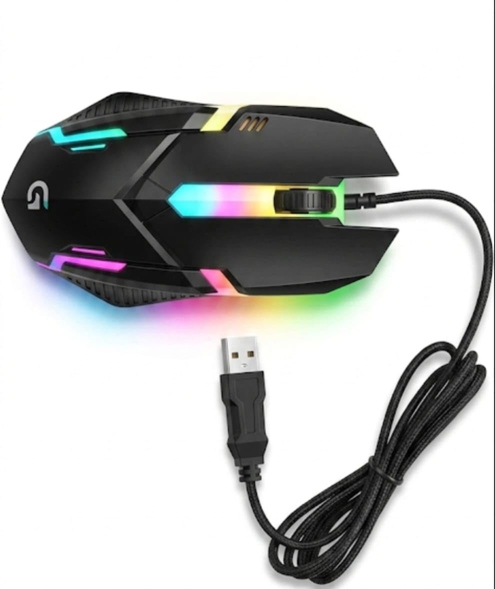 Generico Gaming-Maus mit LED-Lichtern