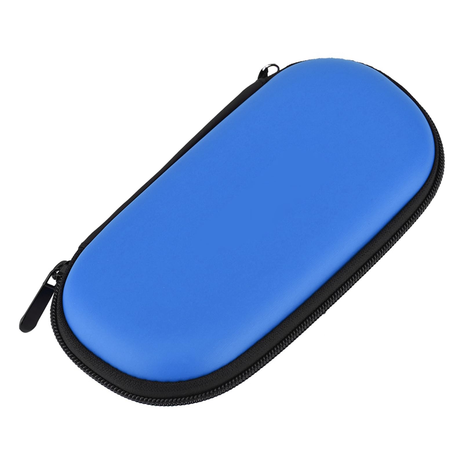 Schützende, Stoßfeste Hartschalen-Tragetasche für PS , Kompakte Aufbewahrungstasche für Reisende, Wasserdichtes ABS-Material, Schwarz/Rot/Blau, 7,9 * 3,9 * 1,6 Zoll (Blue)