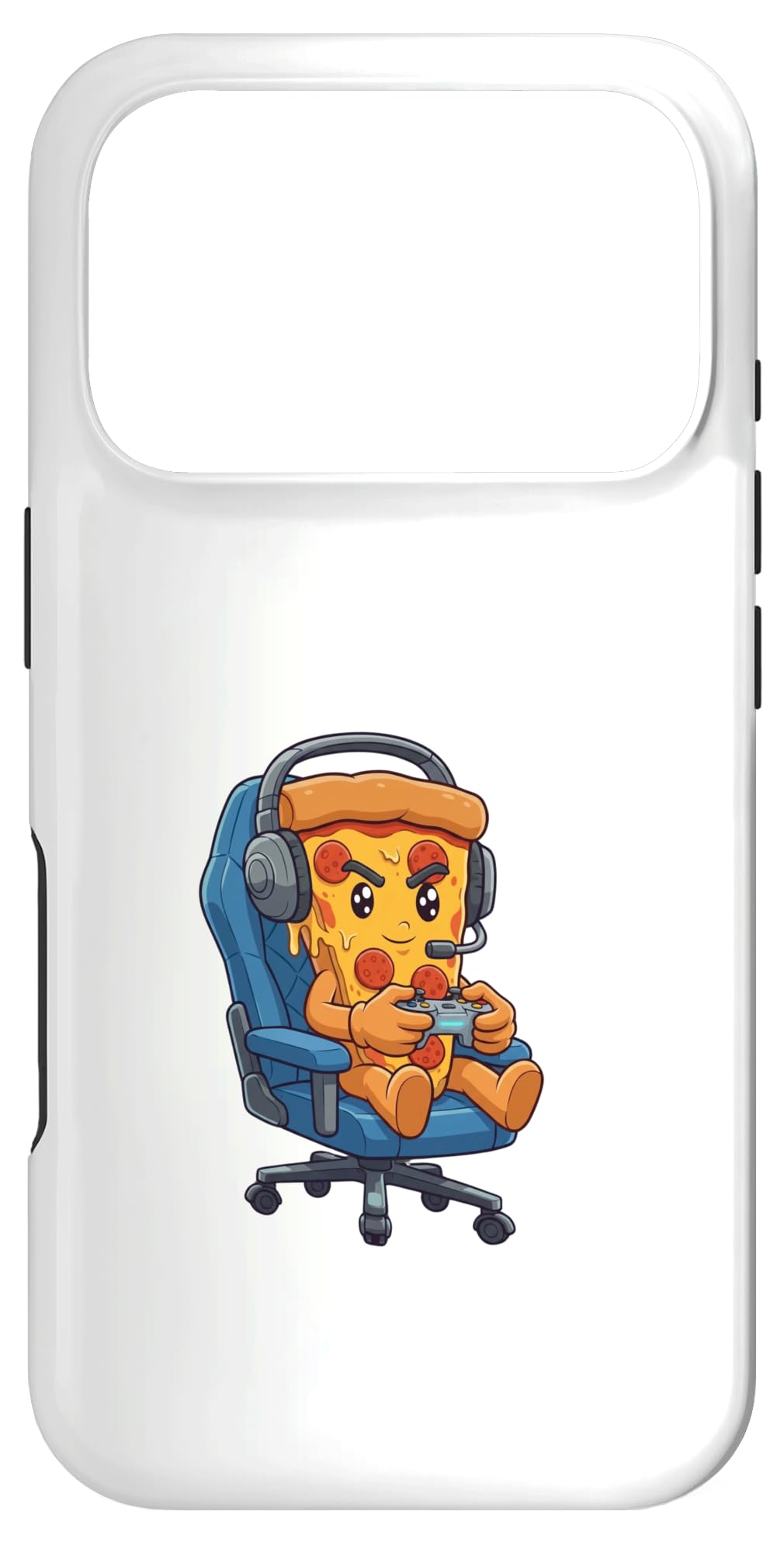 Hülle für iPhone 17 Pro Pizza Gamer Cartoon Headset Controller Lustiges Gaming