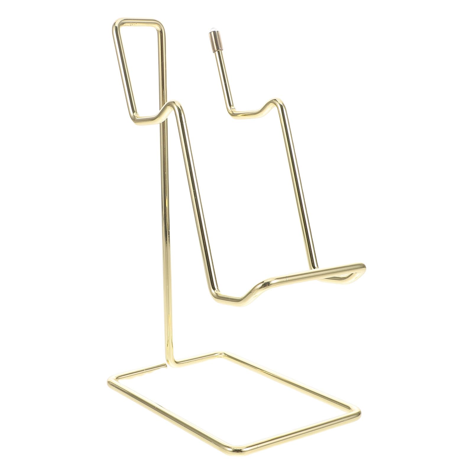 2 stufiger Metall Controller Kopfhörerständer in Gold mit Universeller Kompatibilität und Schützendem Support für Gaming Zubehör und Headsets Am Schreibtisch