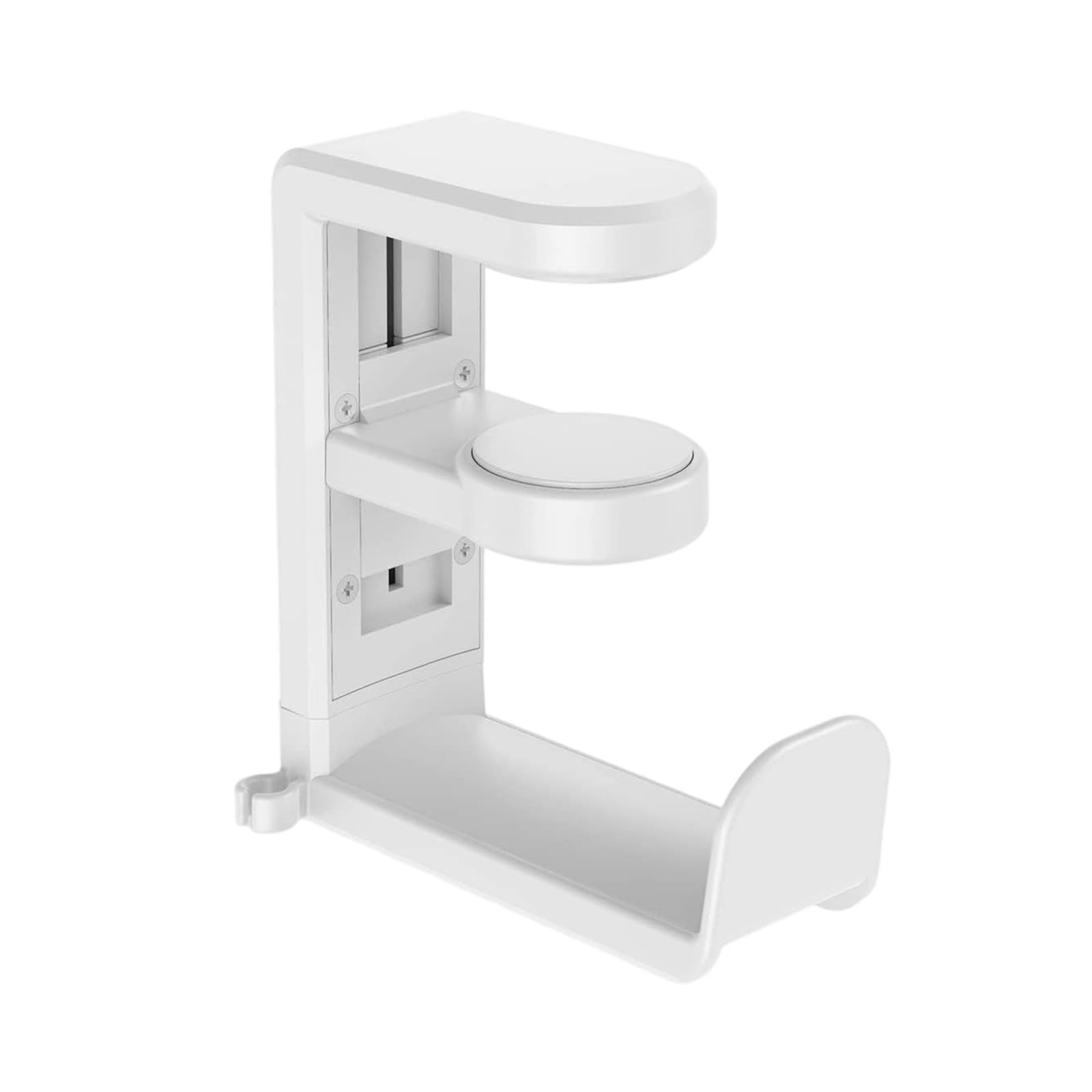 Platzsparende Headset Halterung unter dem Schreibtisch, verstellbare drehbare Armklemme, Kabelclip Organizer für Gaming Zubehör, Gaming Headset unter dem Schreibtisch