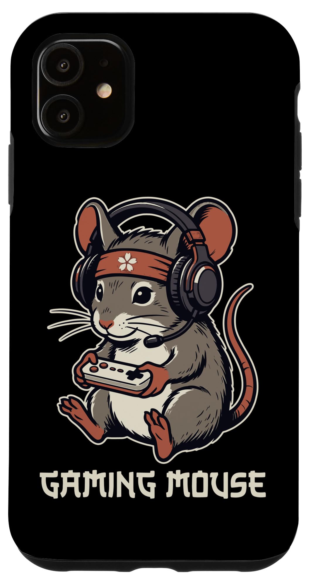 Hülle für iPhone 11 Gaming Maus Kawaii Lustig Wörtlich Retro Video Gamer Wortspiel
