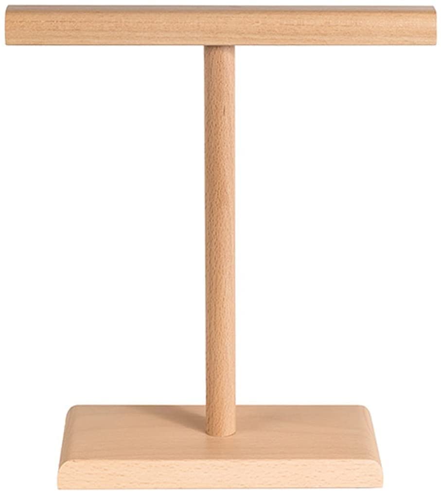 Ständer Dualer Kopfhörerständer Für Schreibtisch Buche Und Walnuss Gaming Headsets Halter Aufhänger Creative Display Headset Kopfhörer(Beech)