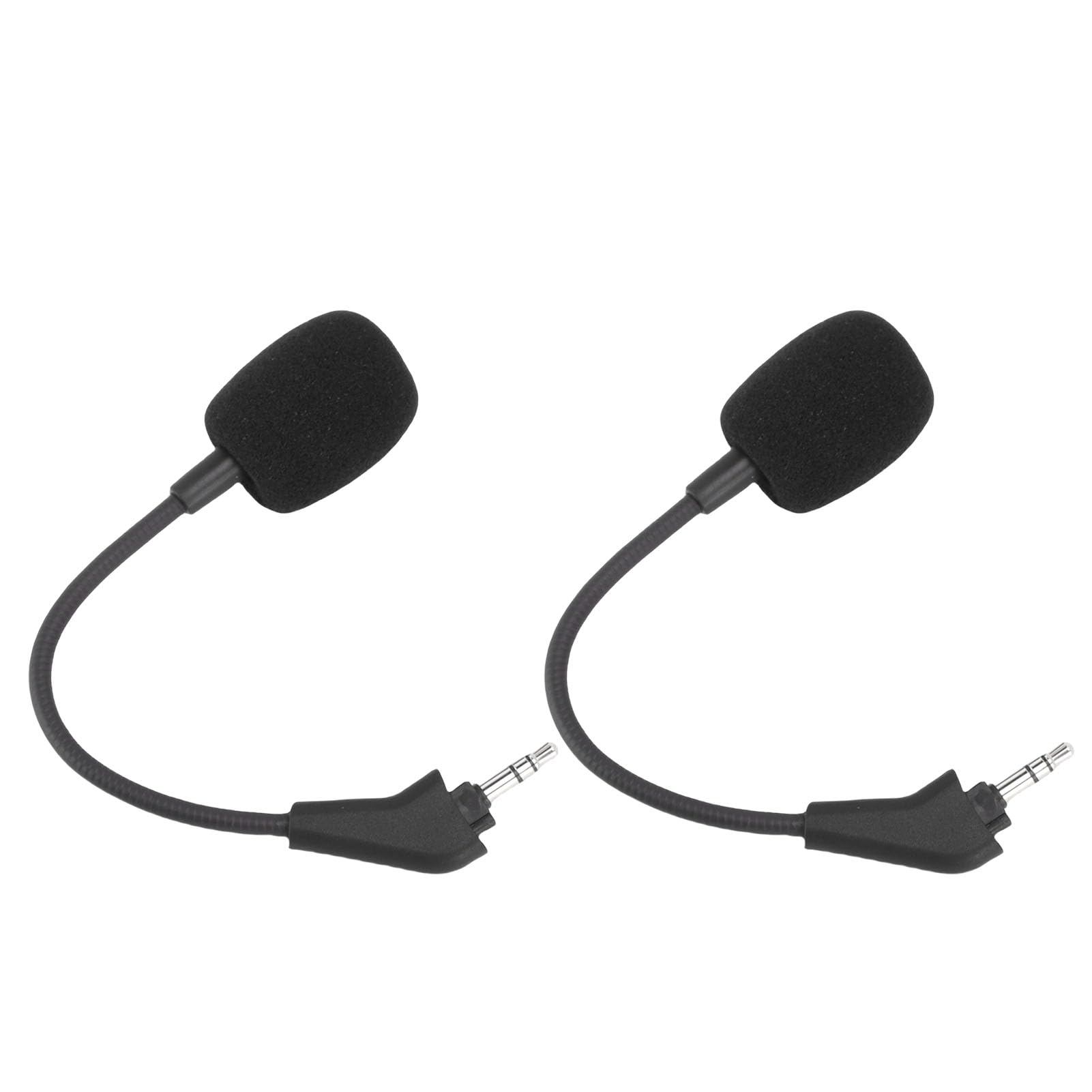 Bewinner Gaming-Headset-Mikrofon-Ersatz für HS50 HS60 HS70, 3,5 Mm Abnehmbares Galgenmikrofon mit Rauschunterdrückung, Biegbarem Design und Winddichtem Schaumstoff