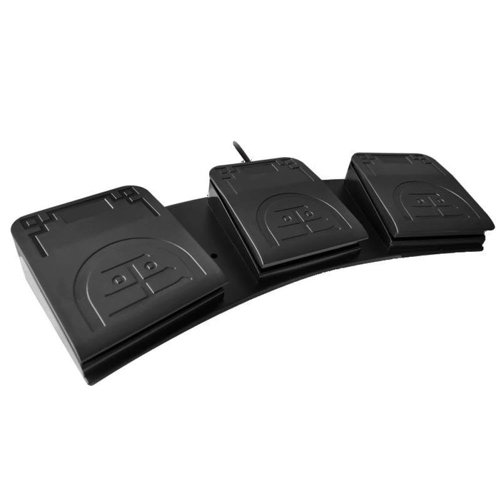 USB-Fuß-Dreifachschalter-Controller-Taste, individuelles Tastatur-Maus-Gaming-Pedal für medizinische Geräte, Instrumente, Computer, Büro