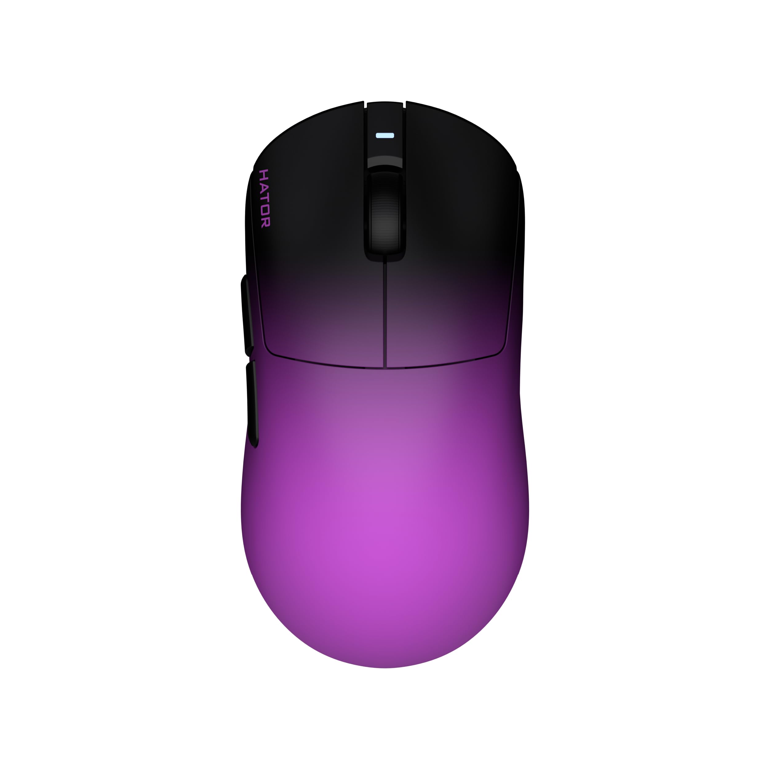 HATOR Quasar 3 Ultima 8K Wireless (Black-Violet) - Leichtgewichtige Gaming-Maus (52 g), PixArt PAW3950 Sensor, 2.4 GHz, Bluetooth, USB-Anschluss