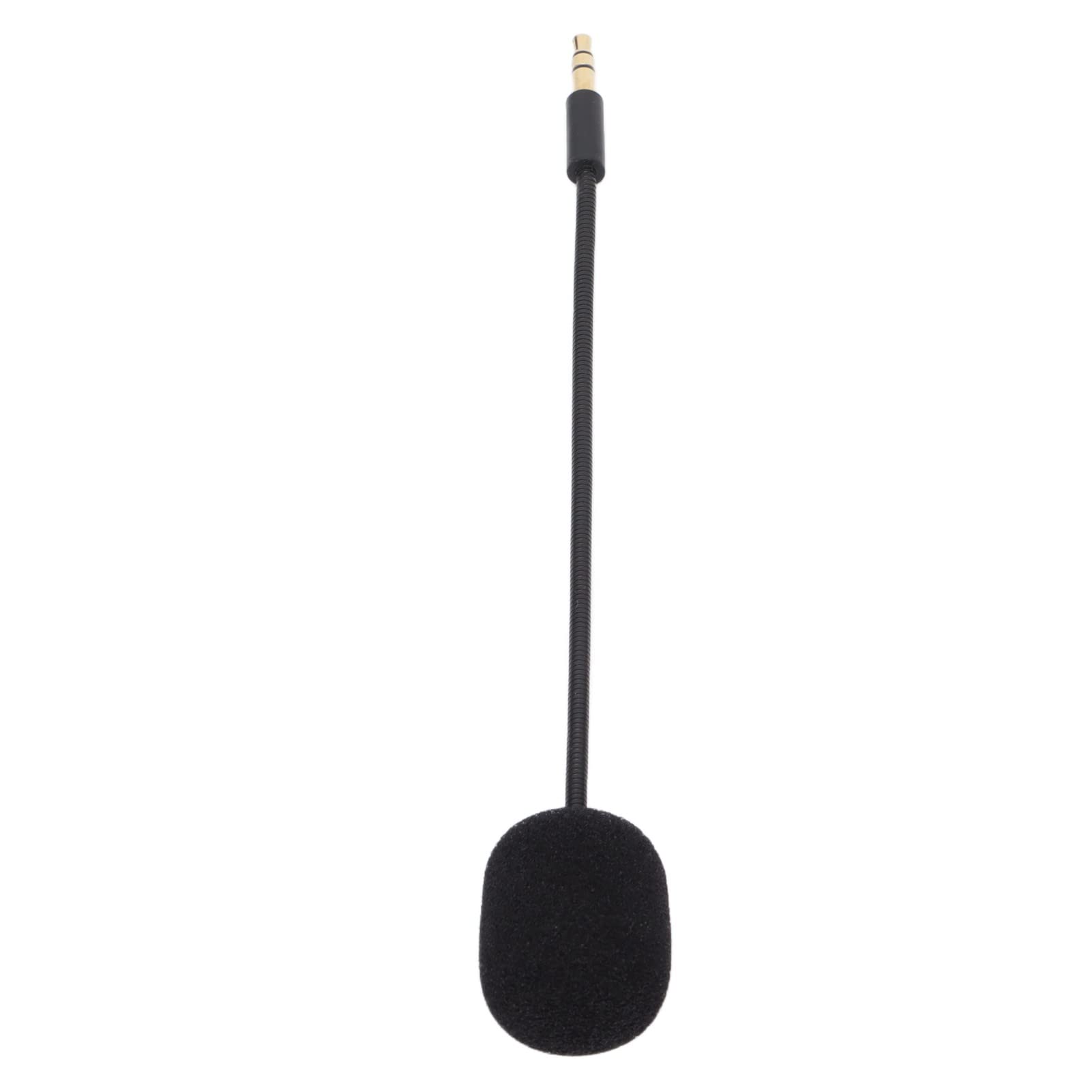 Vikye Game-Controller 3,5-mm-Mikrofon-Ersatz, Langlebiger Klarer Klang für Gaming-Headsets, Schwammmaterial für Gamer