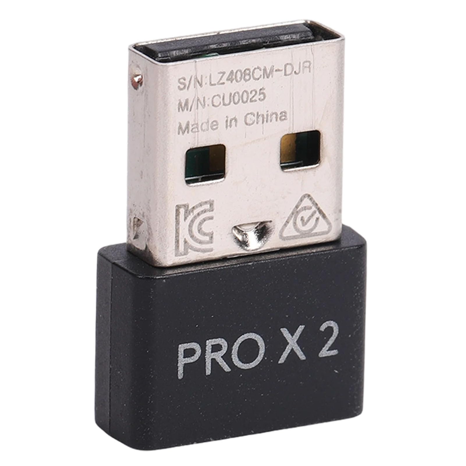 Denash USB-Dongle-Mausempfänger-Adapter, Kabellose Technologie mit 2000 Hz Abfragerate und Optimiertem Antennendesign, Ersatz für die G PRO X Superlight 2 Gaming-Maus