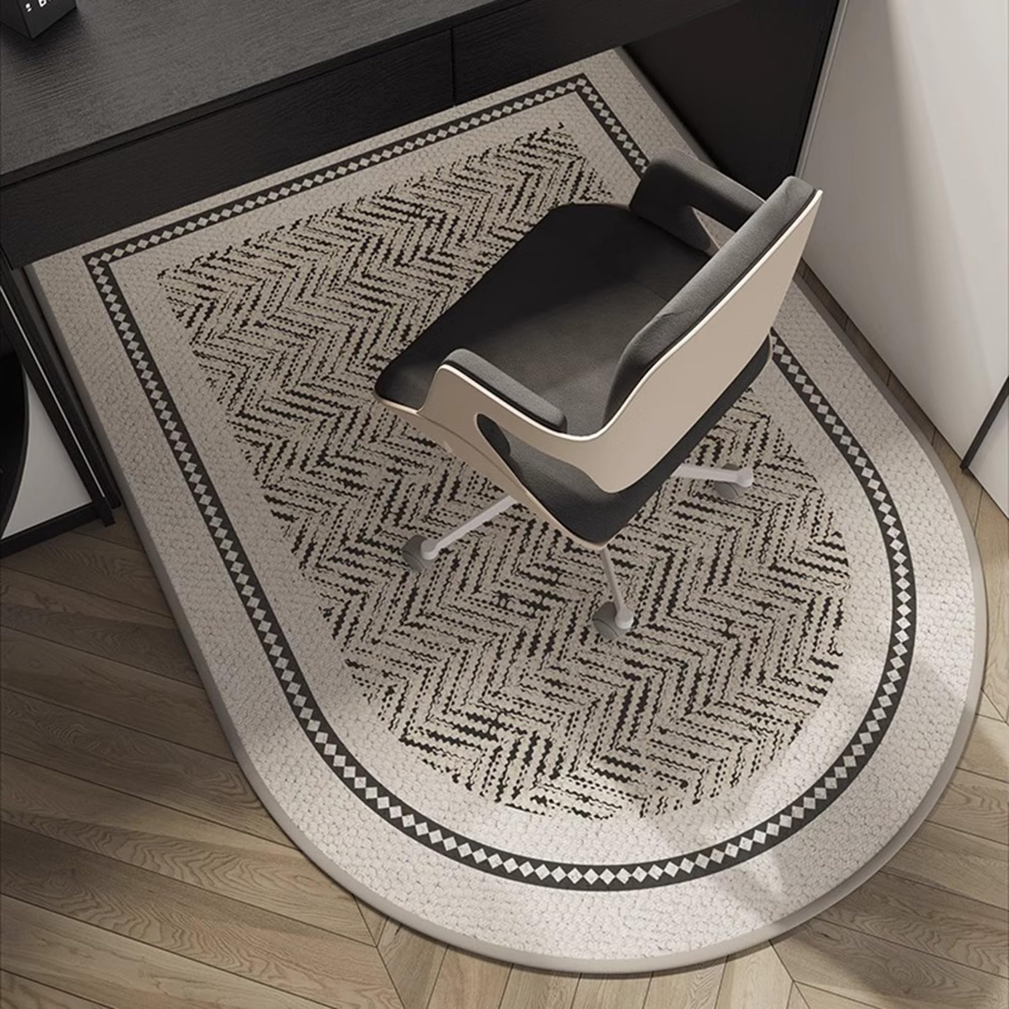 Rutschfeste Schreibtischunterlage für harte Böden, perfekt für Gaming, Heimbüro, 60 x 90 cm, erhöht den Komfort, Stabili, ideal für Maus und Tastatur