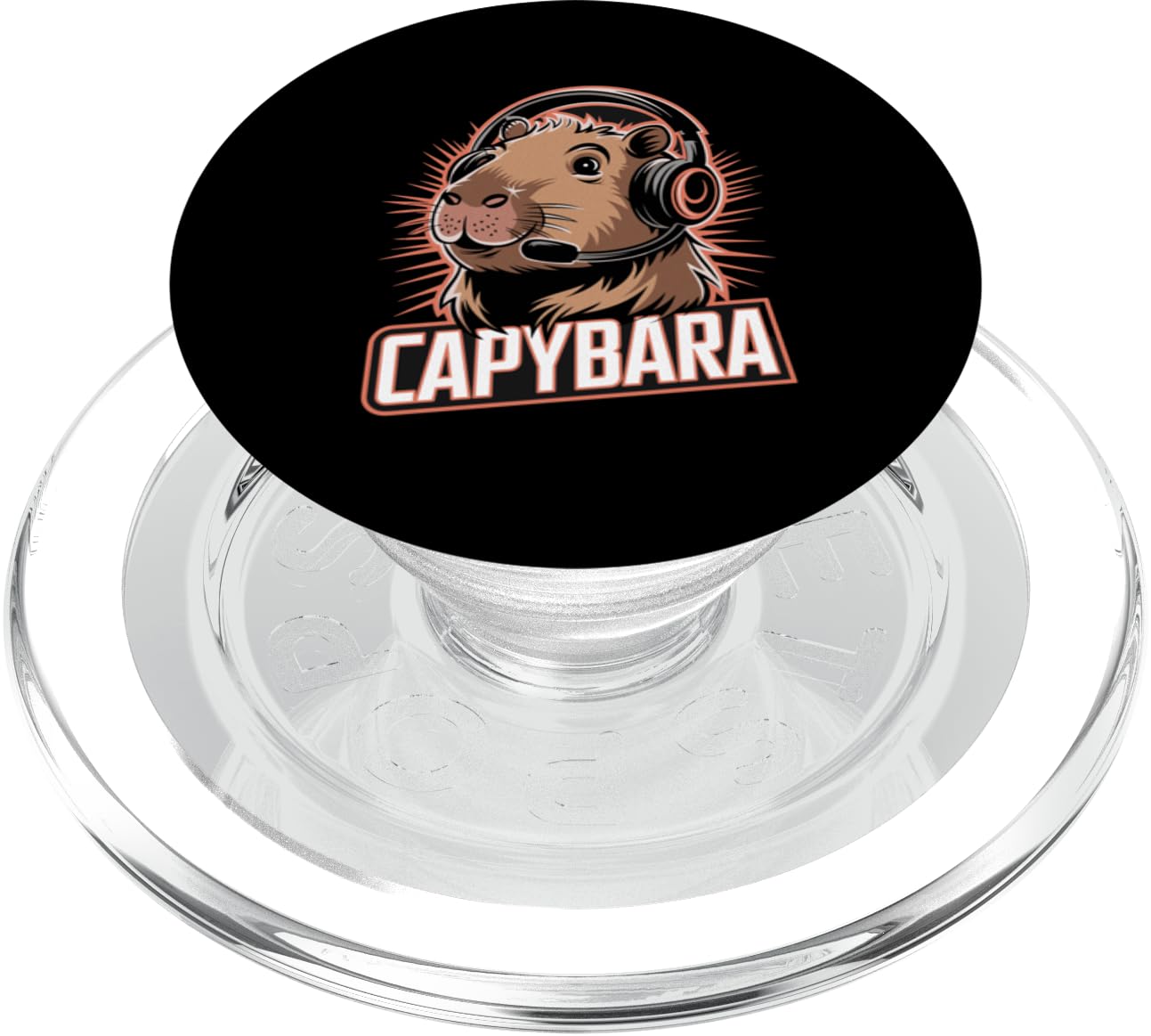 Capybara Gamer Headset Cute Gaming Capybara PopSockets PopGrip für MagSafe