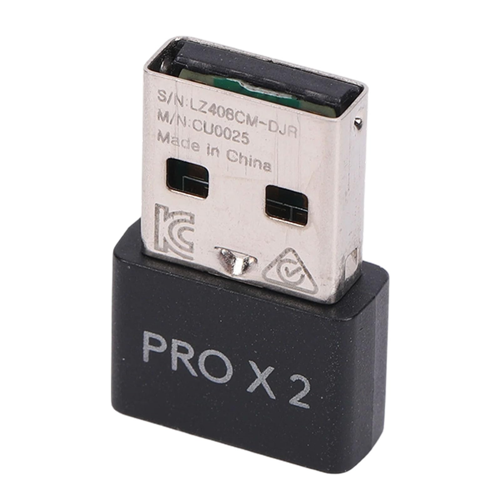 Tonysa Kabelloser Gaming-Maus-Empfänger, Ersatz-USB-Dongle, 2000-Hz-Polling-Rate-Adapter, Plug-and-Play-Dongle mit Geringer Latenz für GPX Superlight 2 mit Hülle
