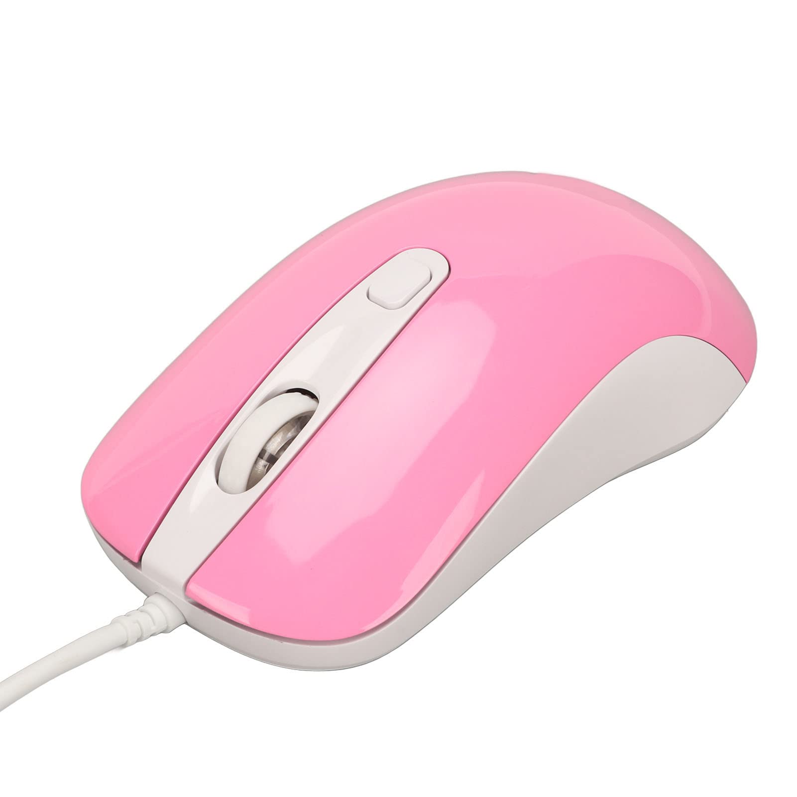 Bewinner DM010 Kabelgebundene Gaming-Maus, RGB-Hintergrundbeleuchtung, 3500 DPI, Ergonomische Optische USB-Computermaus für PC-Gamer, Pink (PINK)