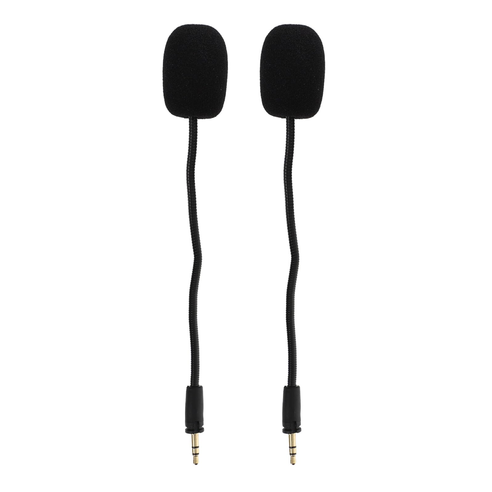 Healeved 2 Stück Gaming Headset mit Lautstärkeregelung und Breiter Kompatibilität Schwarzes Design und Weichem Schwammkopf für Komfortables zu Hause