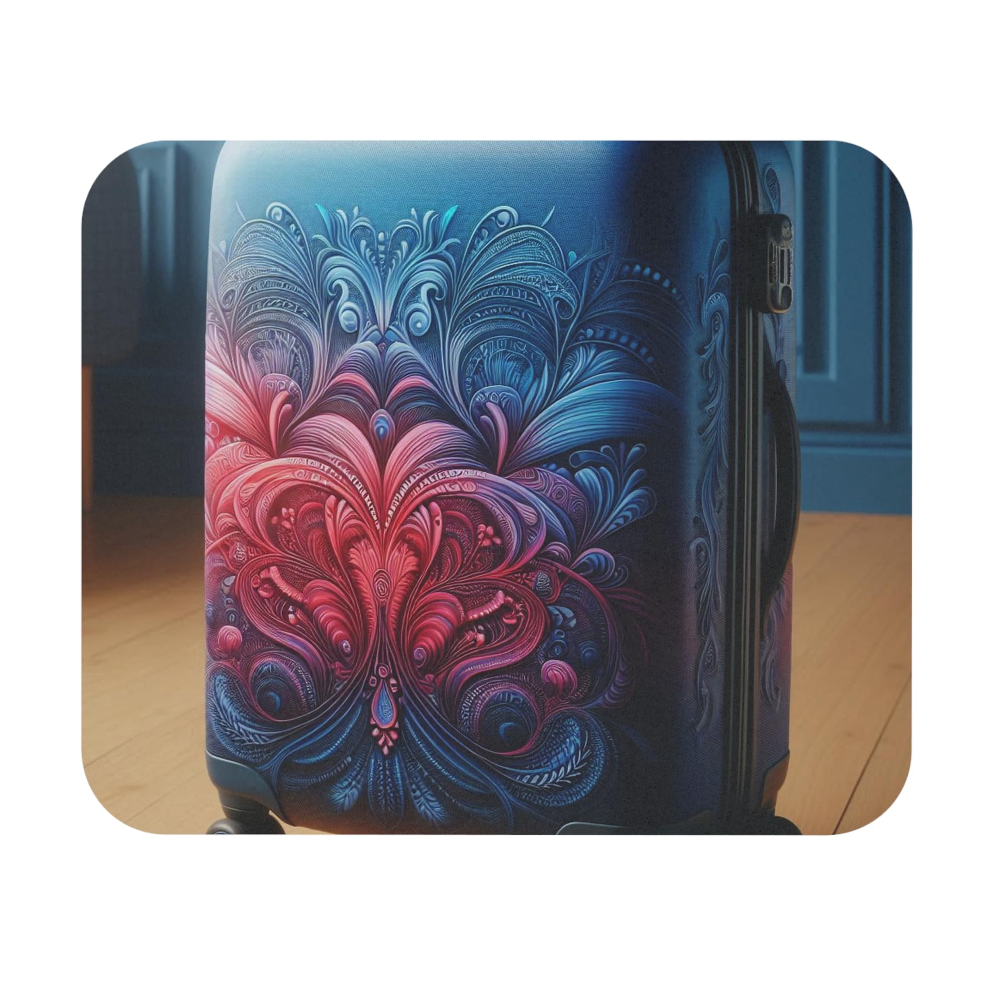 Gaming Mauspad Ombre-Gepäckgriff-Ummantelung Computer-Mauspad Tragbar Wasserdichte Tischunterlage, Für Kabellose Maus, Computer, Arbeitsstudium, 25x30cm