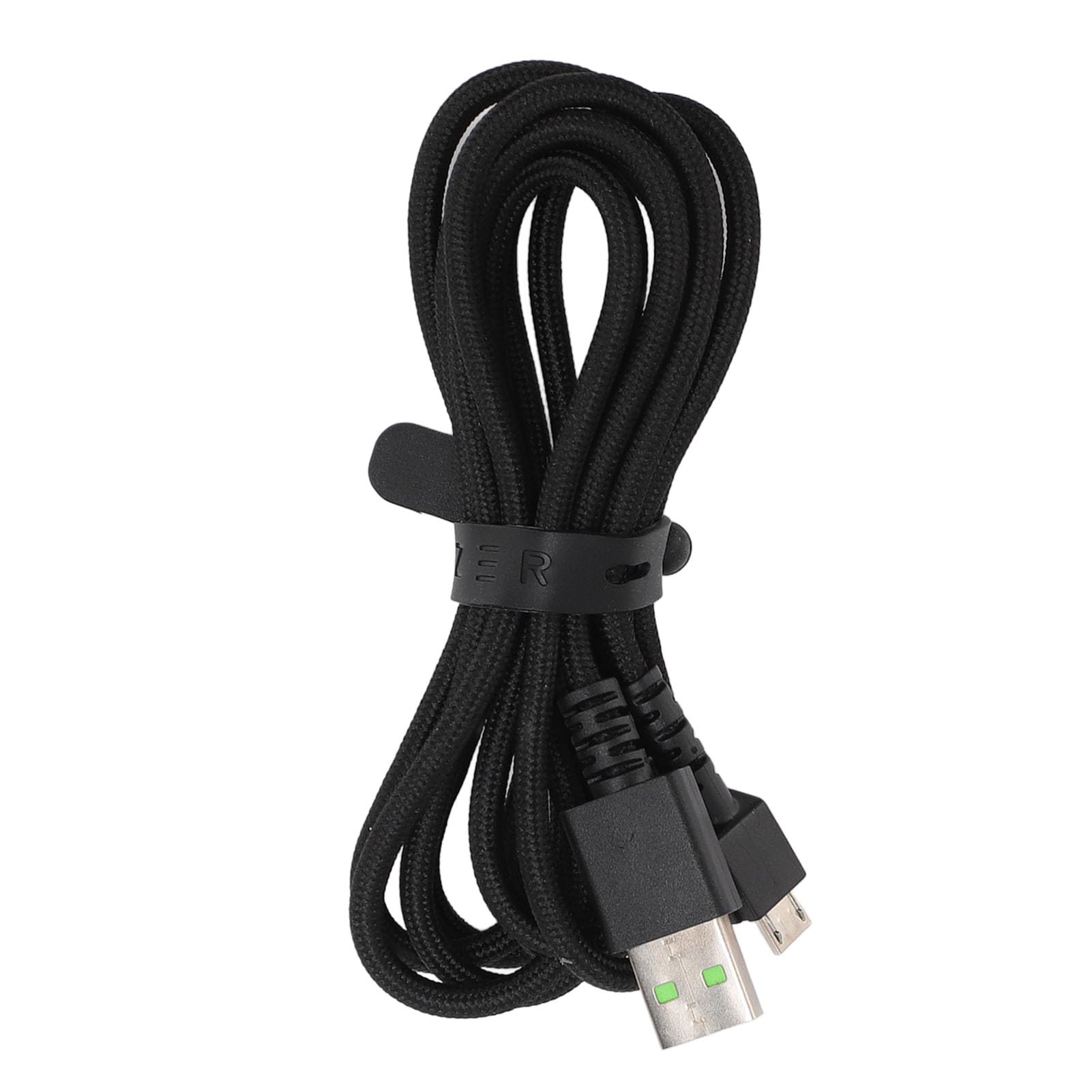Bewinner Micro-USB-Ladekabel für Naga Pro & V2 Pro Gaming-Maus, 1,5 M Langes, Langlebiges, Geflochtenes Nylon-Ersatzkabel, Schnelles Aufladen für Basilisk und Mehr (Black)