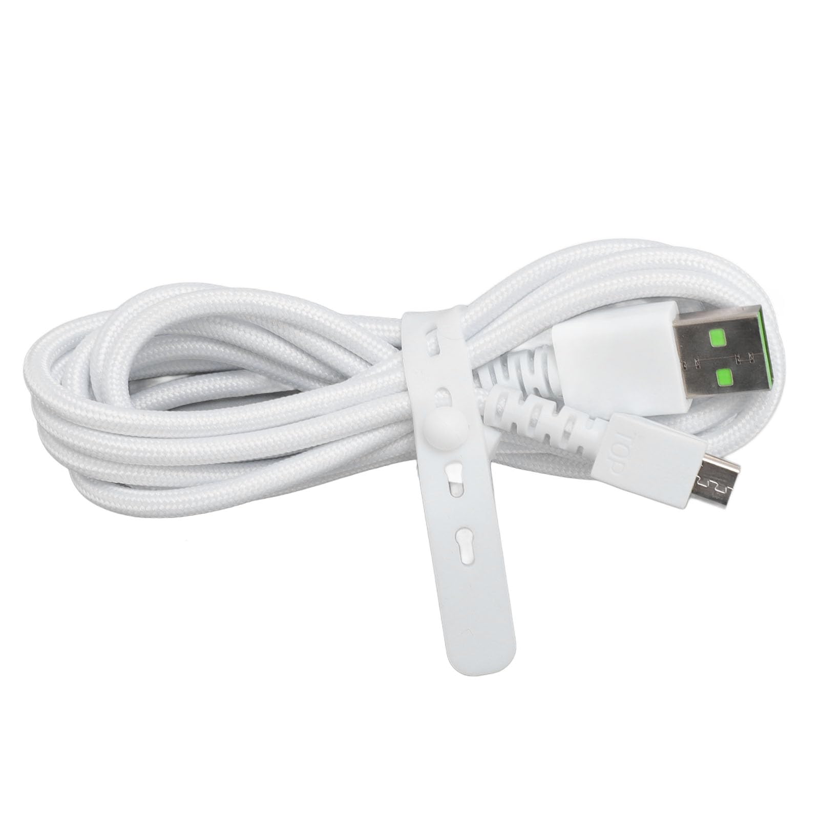 Bewinner Micro-USB-Ladekabel für Naga Pro & V2 Pro Gaming-Maus, 1,5 M Langes, Langlebiges, Geflochtenes Nylon-Ersatzkabel, Schnelles Aufladen für Basilisk und Mehr (White)