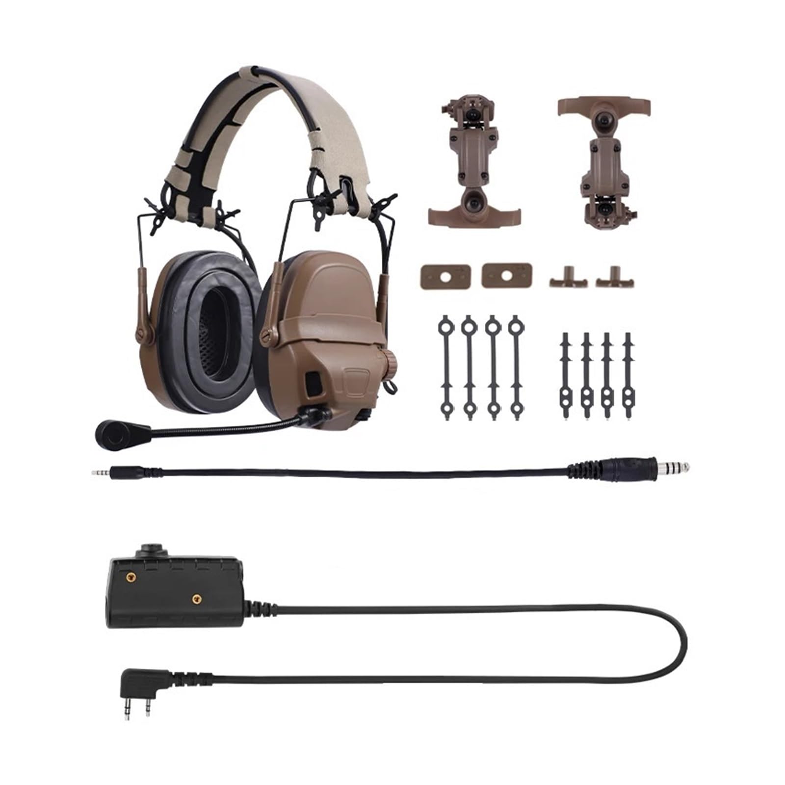 Generisch Over-Ear-Headset mit Schalldämmfunktion(AMP-E-Desert-PTT-T)