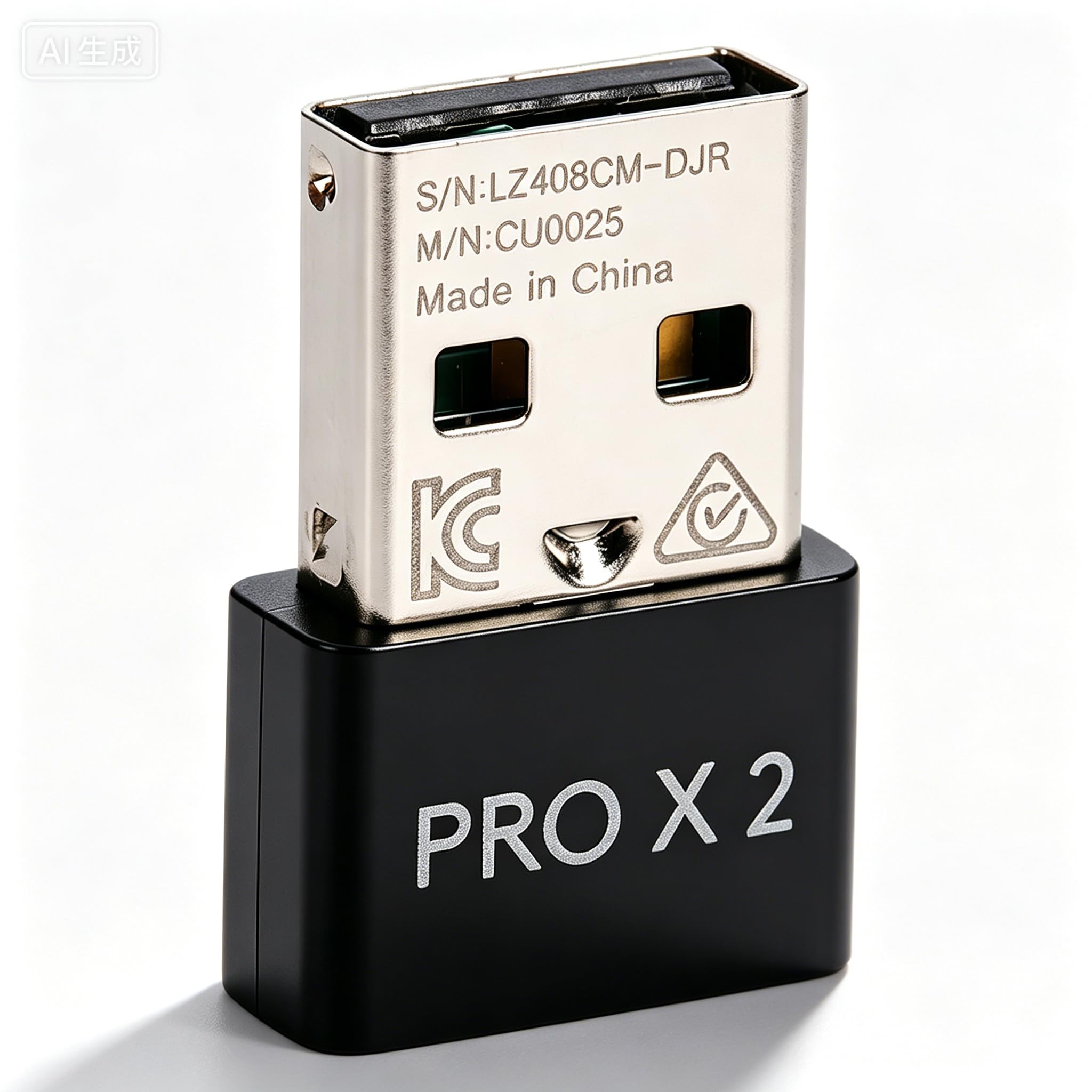 Sxhlseller USB Dongle Mausempfänger Adapter, 2 kHz Adapter fürLogitech G Pro X Superlight 2 Gaming Maus, Ersatz Empfänger Dongle für WirelessMouse