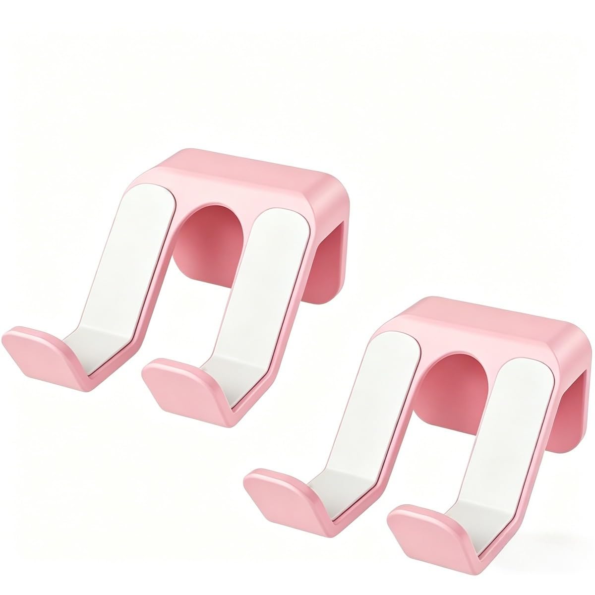 2 x rosa Controller-Wandhaken, Universal-Gamepad-Halter mit 3M-Kleber, Headset-Aufhänger für Gaming-Zubehör