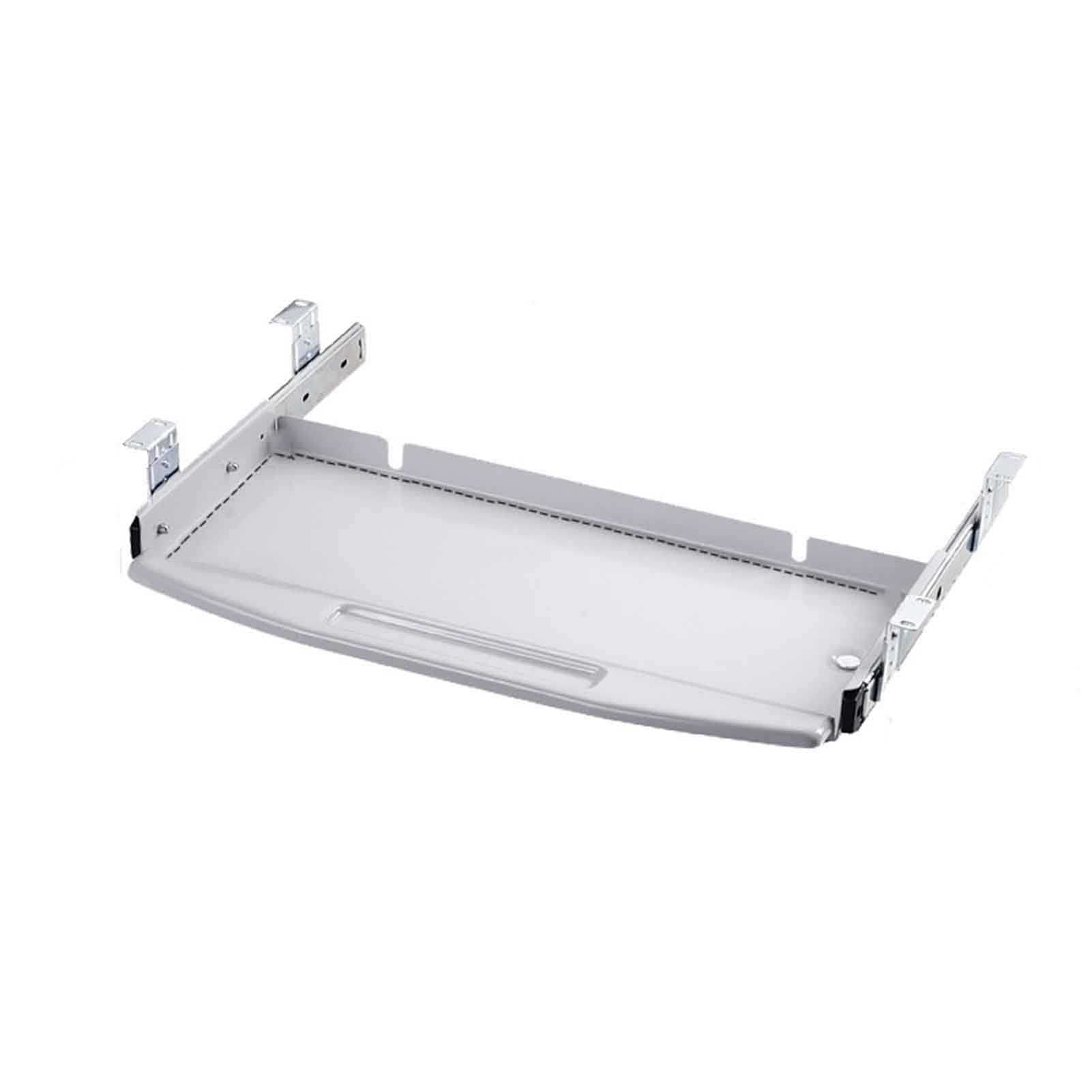 Tastaturablage zum Anklemmen, einfache Montage unter dem Schreibtisch, ausziehbare Ablage für Tastatur und Maus, platzsparendes Design für Home Office und Gaming