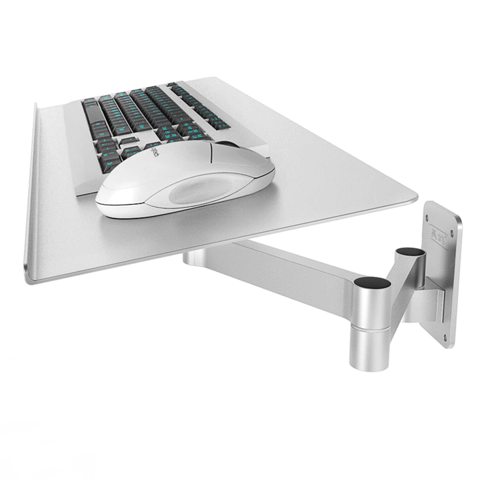 Verstellbare Wandstütze für Tastatur und Maus, 360° drehbar, mit Handgelenkstütze, Cact Home & Office, Schreibtisch Solut für Gaming & Arbeit