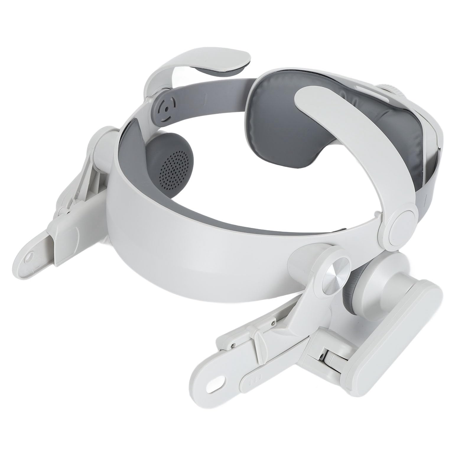 Verstellbarer VR-Kopfband-Ersatz mit Ohrpolstern, leichtes VR-Headset-Kopfband zur Druckminderung, ausgewogenes Umschlingungsdesign für Komfortables, immersives Gaming