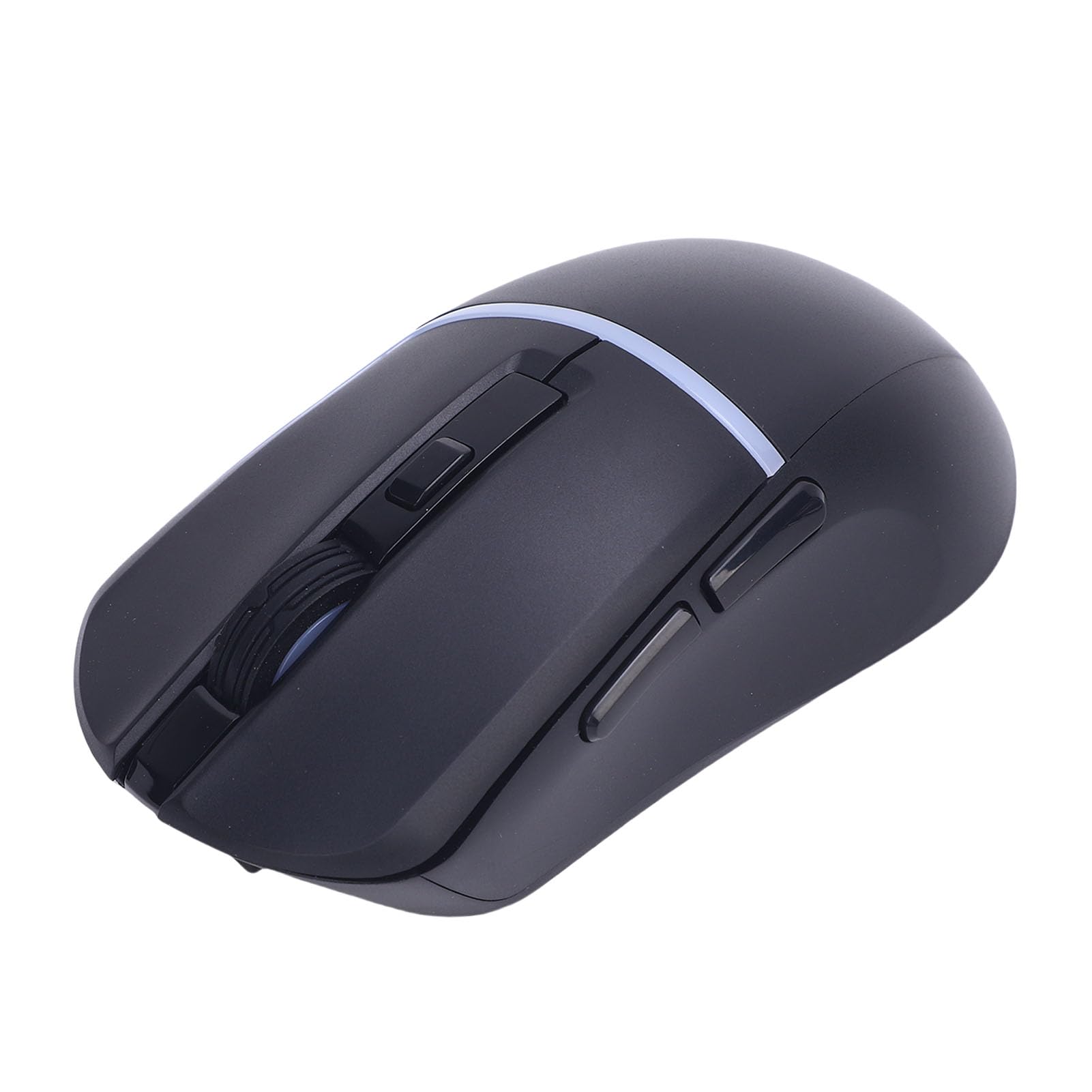 Cuifati Kabellose Gaming-Maus, 6 Programmierbare Tasten, 7200 DPI, 3 Modi, Kabelgebunden, 2,4 G BT5.3 mit RGB-Hintergrundbeleuchtung für PC, Laptop, Tablet, Notebook (Black)