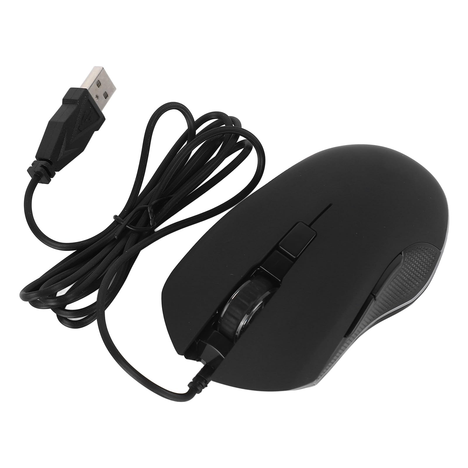 Bewinner Ergonomische USB-Gaming-Maus mit Hoher Empfindlichkeit für PC-Laptops, Langlebige Computermaus aus ABS-Material für Büro und Gaming,