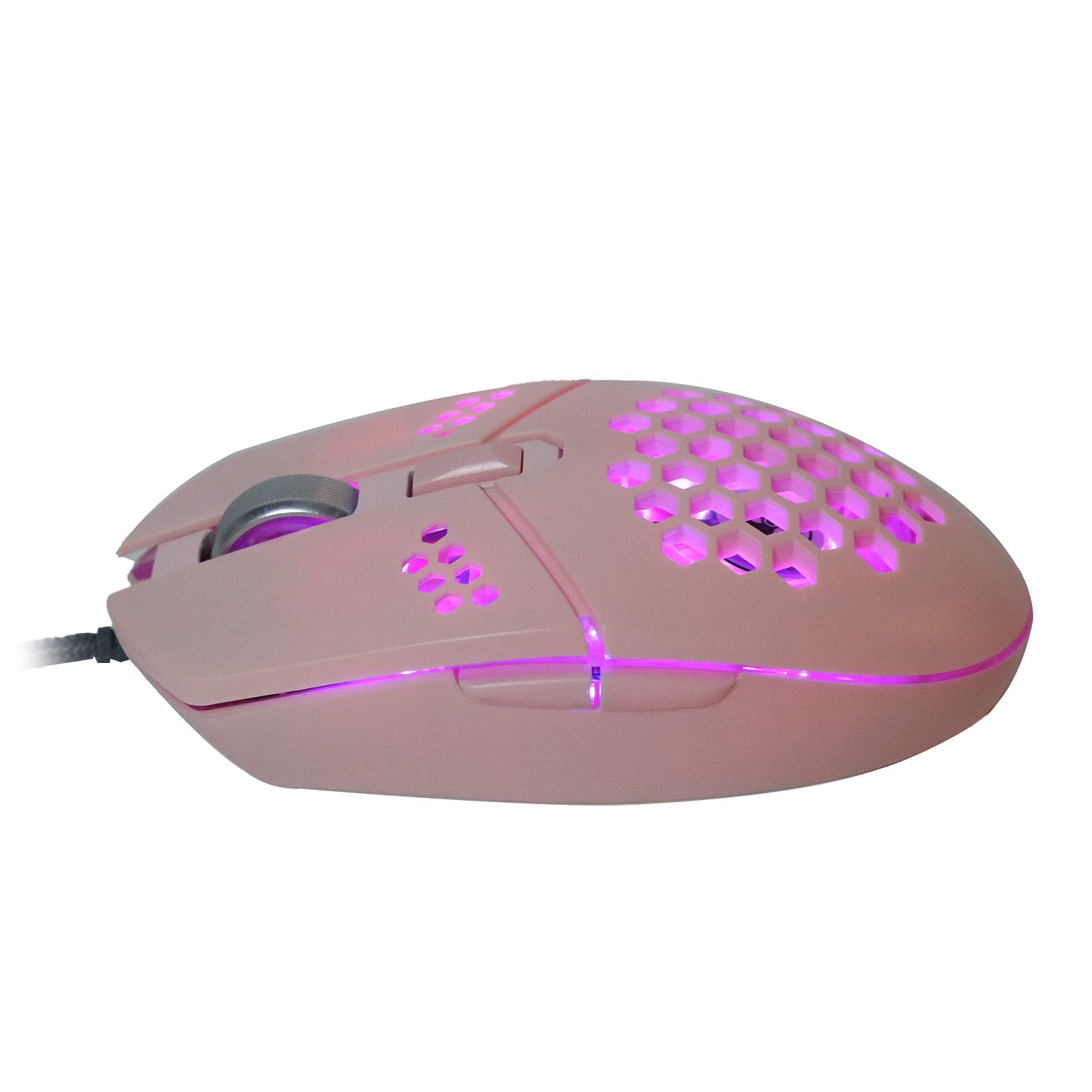 Bewinner Gaming-Maus mit Lüfter, 4-Fach DPI Einstellbar, RGB-hintergrundbeleuchtete Kabelgebundene Maus für PC-Laptop, Hohles Ergonomisches Design, Plug-and-Play