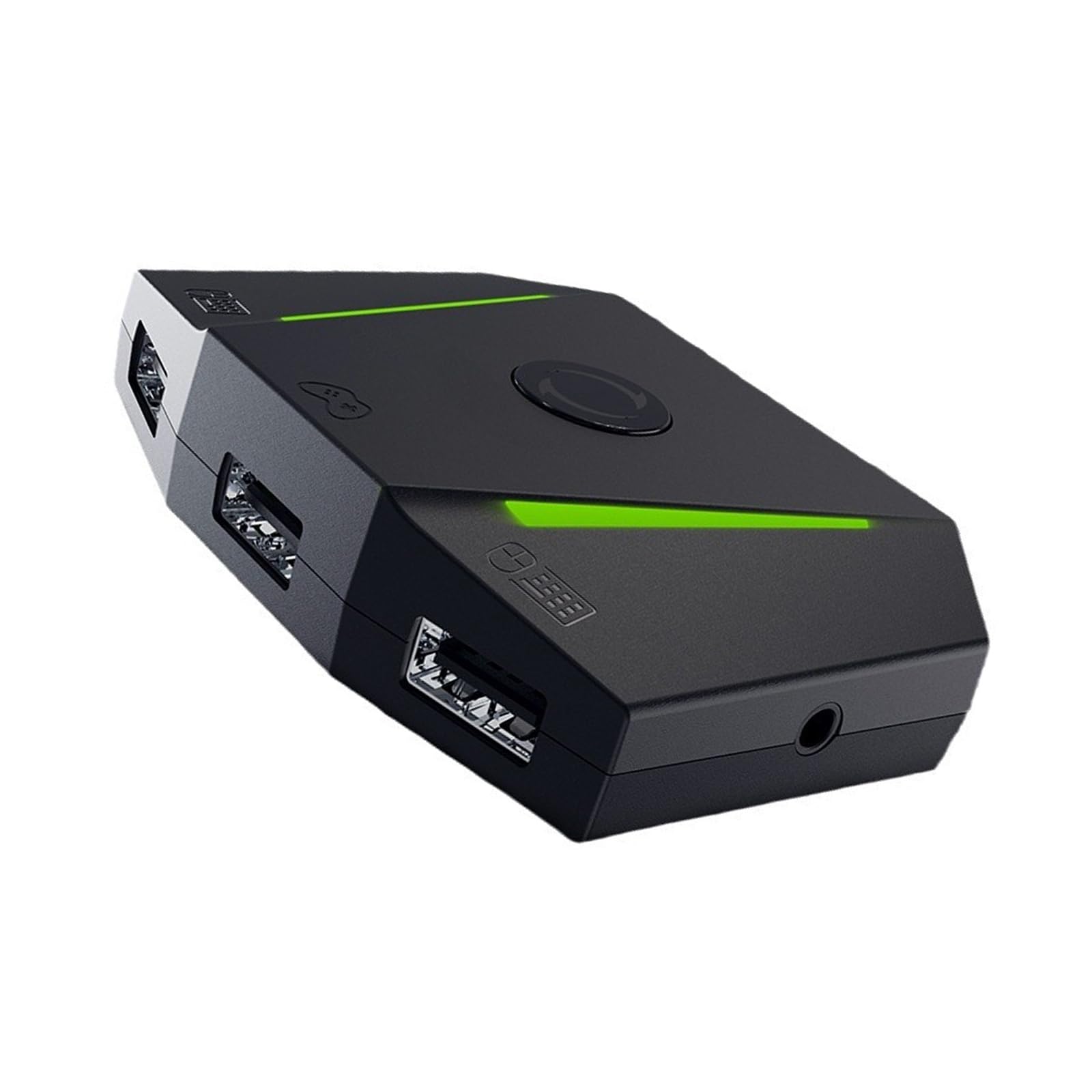 Allgemeine Gaming Konverter mit Rutschfester Basis Designs, einfach zu bedienen für VX2, AimBox, gewichtete Tastatur Adapter mit Rutschfester Unterlage, Gaming Tastatur Maus Adapter