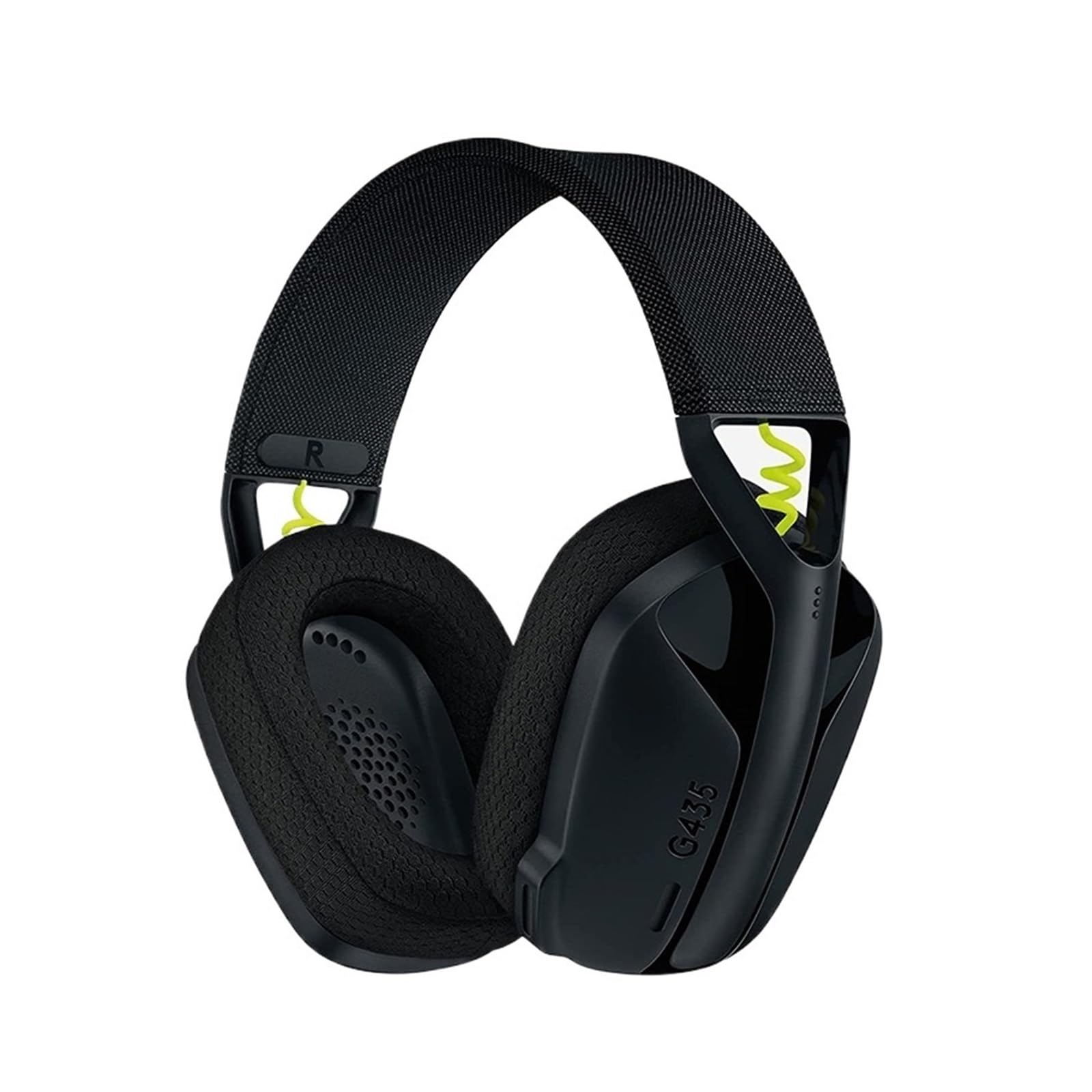 Generisch G435 Gamer Headset 2,4 G-Anschluss Eingebautes Mikrofon Gaming-Kopfhörer for PC/PS(G435-black)