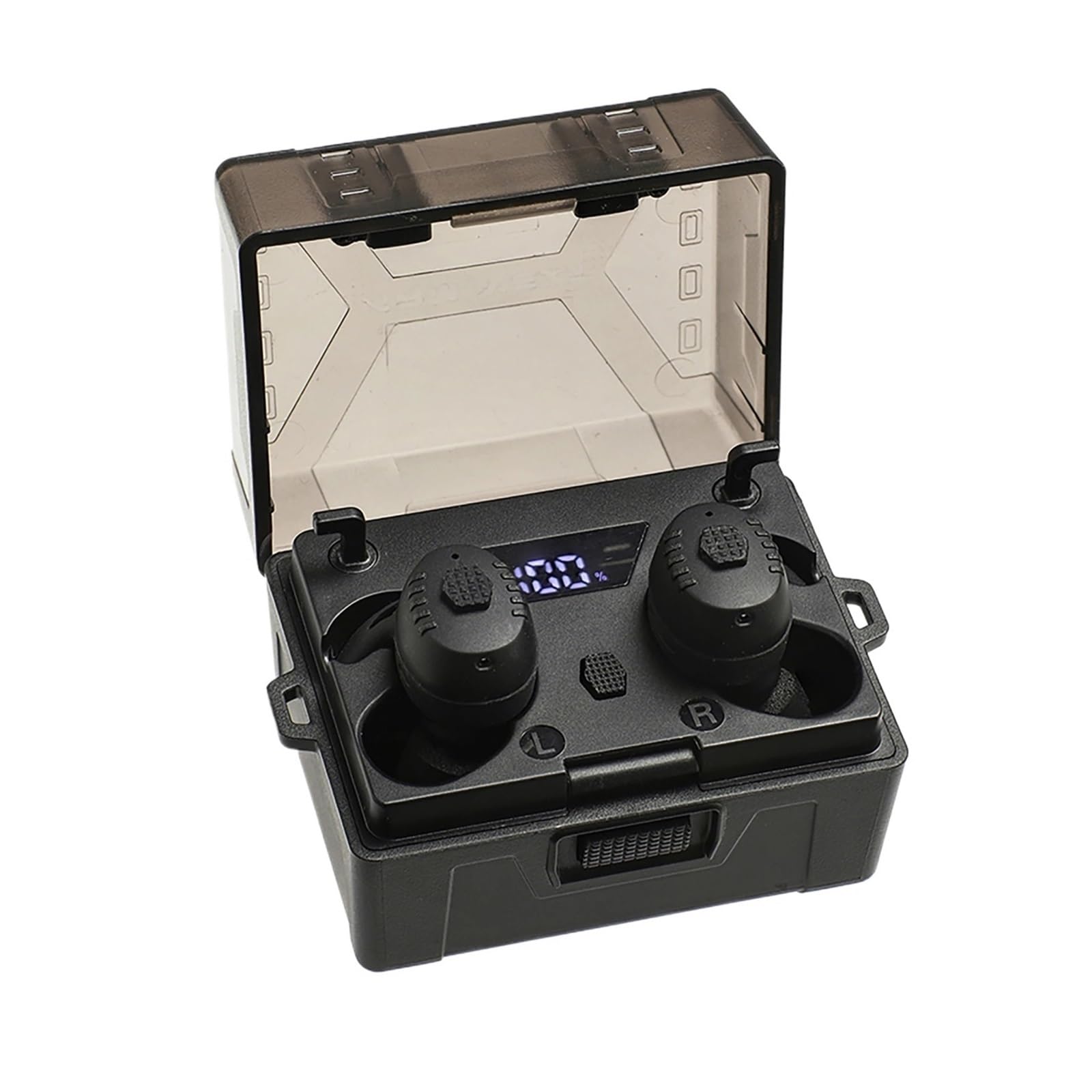 Generisch E30 Headset-Ohrstöpsel, leicht, tragbar, im Ohr(E30-Black)
