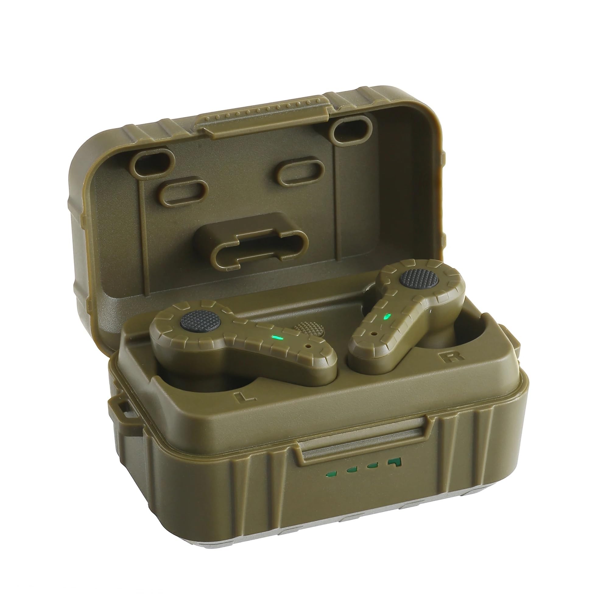 Generisch E30 Headset-Ohrstöpsel. Schalldämmende(Totems-Y-Green-BT)