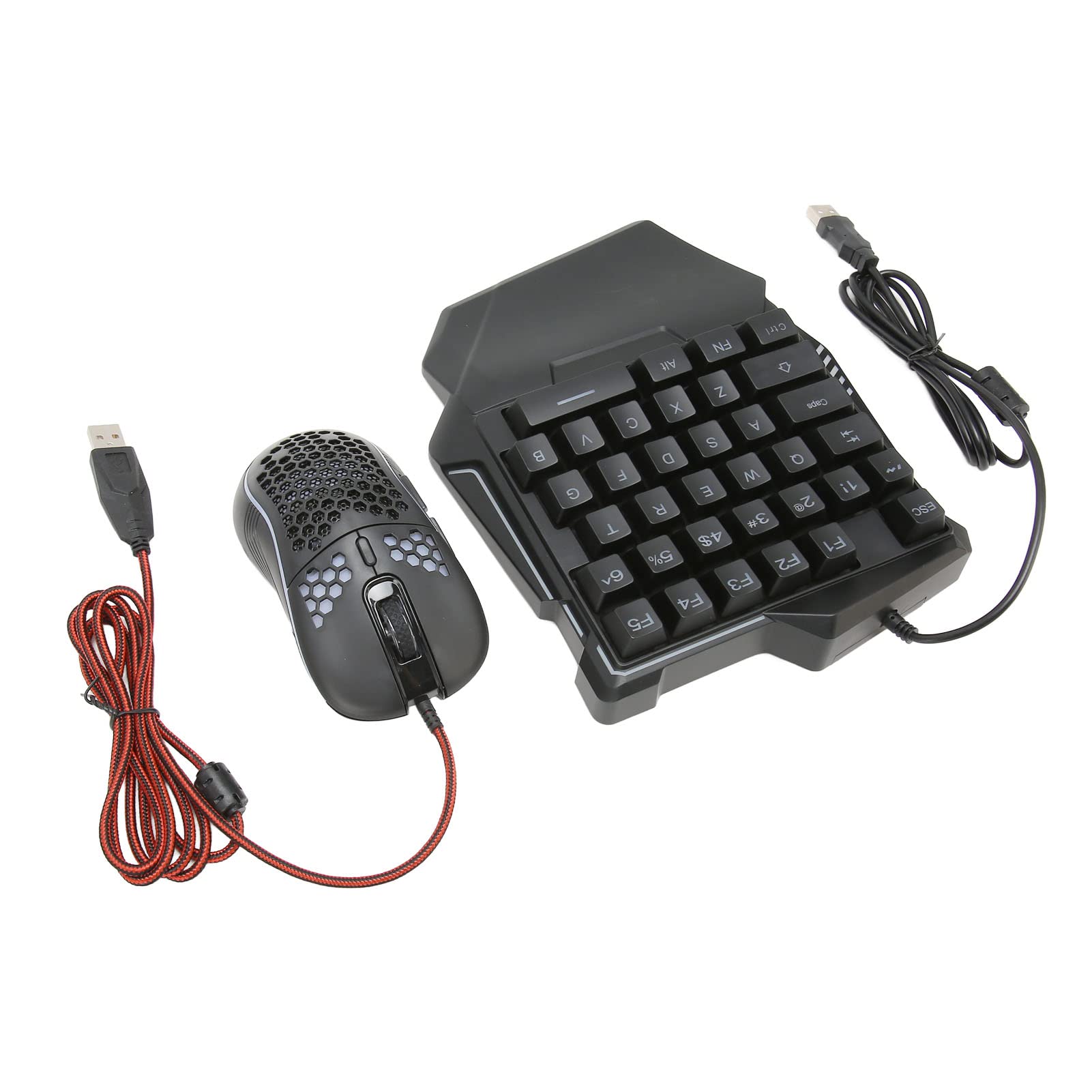 4 in 1 Mobile Game Combo Schneller Bluetooth-Controller Gaming-Tastatur-Maus-Konverter für -Spiele ABS Schwarz