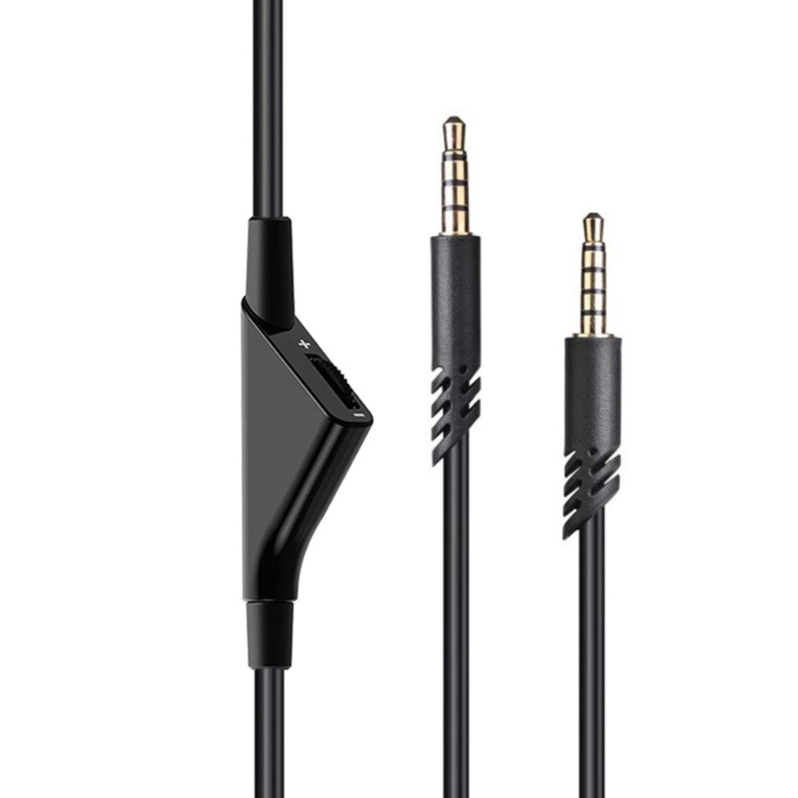 Sxhlseller Gaming-Headset-Audiokabel, 2 M Ersatz-Kopfhörer-Verlängerungskabel mit Einstellbarer Lautstärke und 3D-Stereo, für Astro A10 A40 A30 A50 Headsets