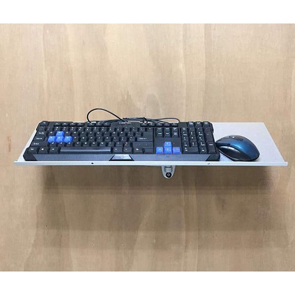 Tastatur- und Mausablage zur Wandmontage, verstellbar, platzsparend, Schreibtischstütze für Tastatur und Maus, perfekt für Home Office und Gaming Setup