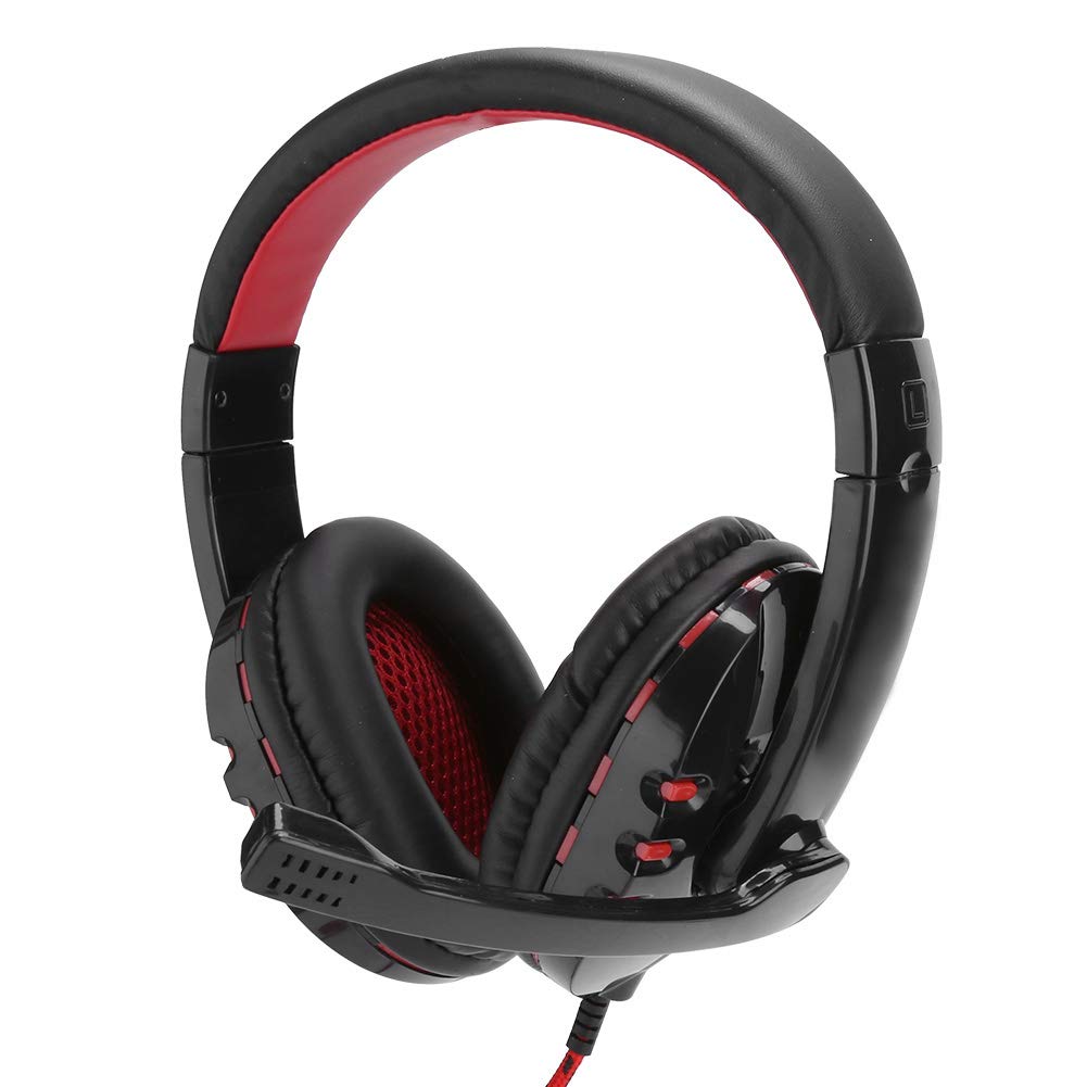 Präzises Gaming-Headset, Kabelgebundener Over-Ear-Kopfhörer mit LED-Mikrofon für, One, PC, Mobiler, Leichter Stereo-Kopfhörer für Komfortable Lange Gaming-Sessions