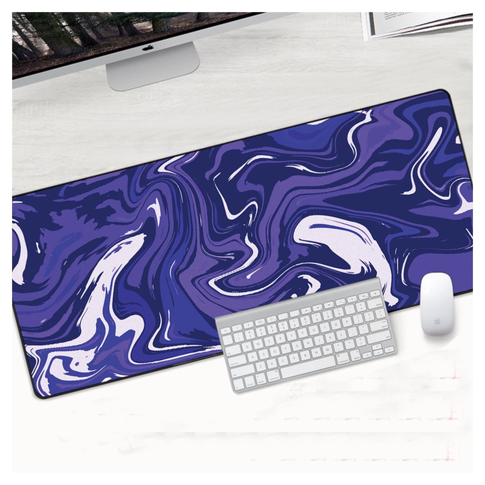 Mauspad, 900 x 400 mm, XXL, Gaming-Mauspad, groß, Gummi, Gamer, Kunsttisch, Computer-Mauspad, weiches Mause-Pad, XL, abstrakte Tastatur, Schreibtisch, Spielmatten, Gaming-Mauspad