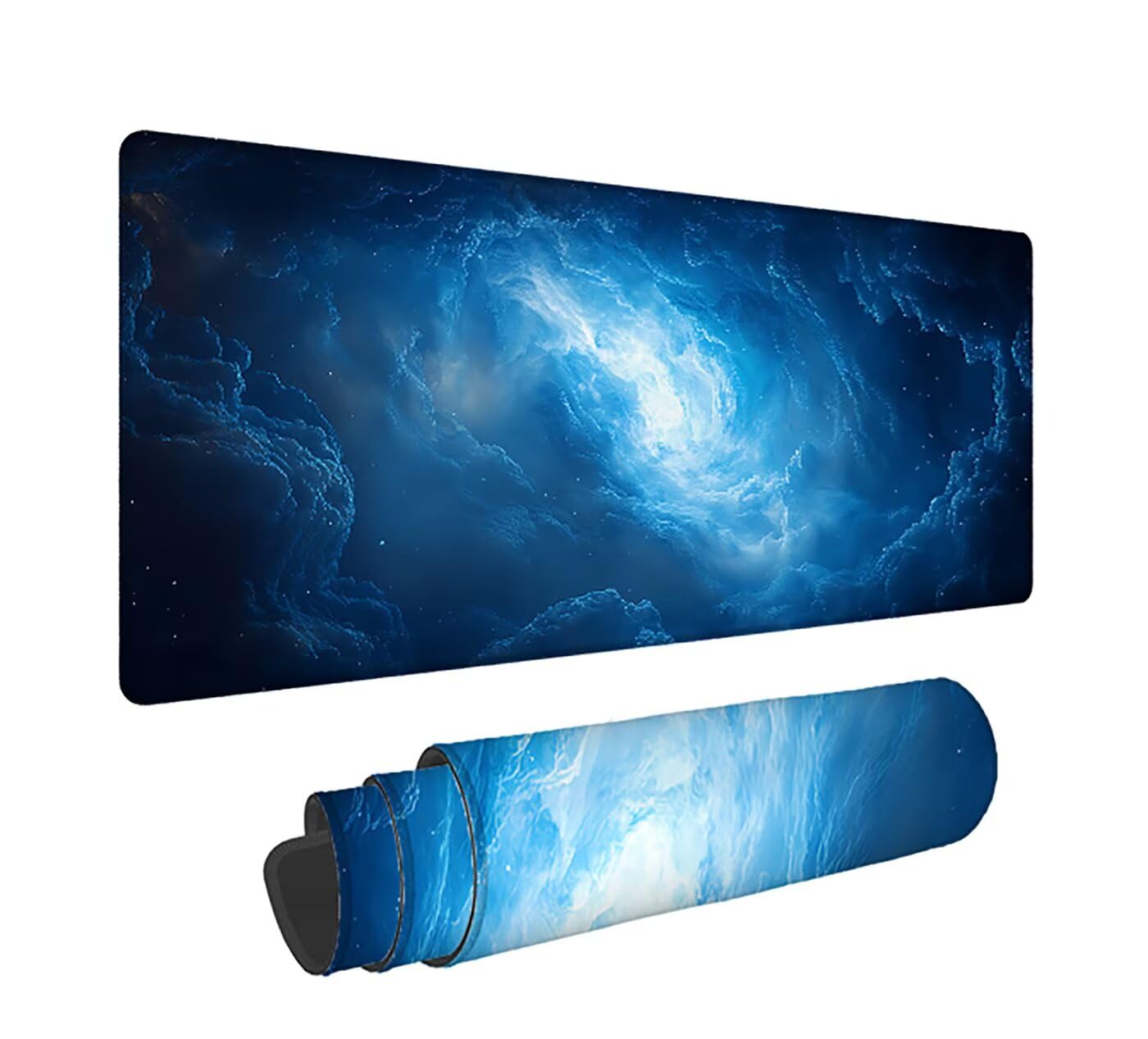 Gaming Mauspad XXL 1600x800x3mm, Himmel Anti-Rutsch Mousepad XXL, Landschaft groß Schreibtischunterlage, Waschbares rutschfeste Gummibasis, Mauspad mit Nähten an Den Kanten für PC, Maus LJ-2048