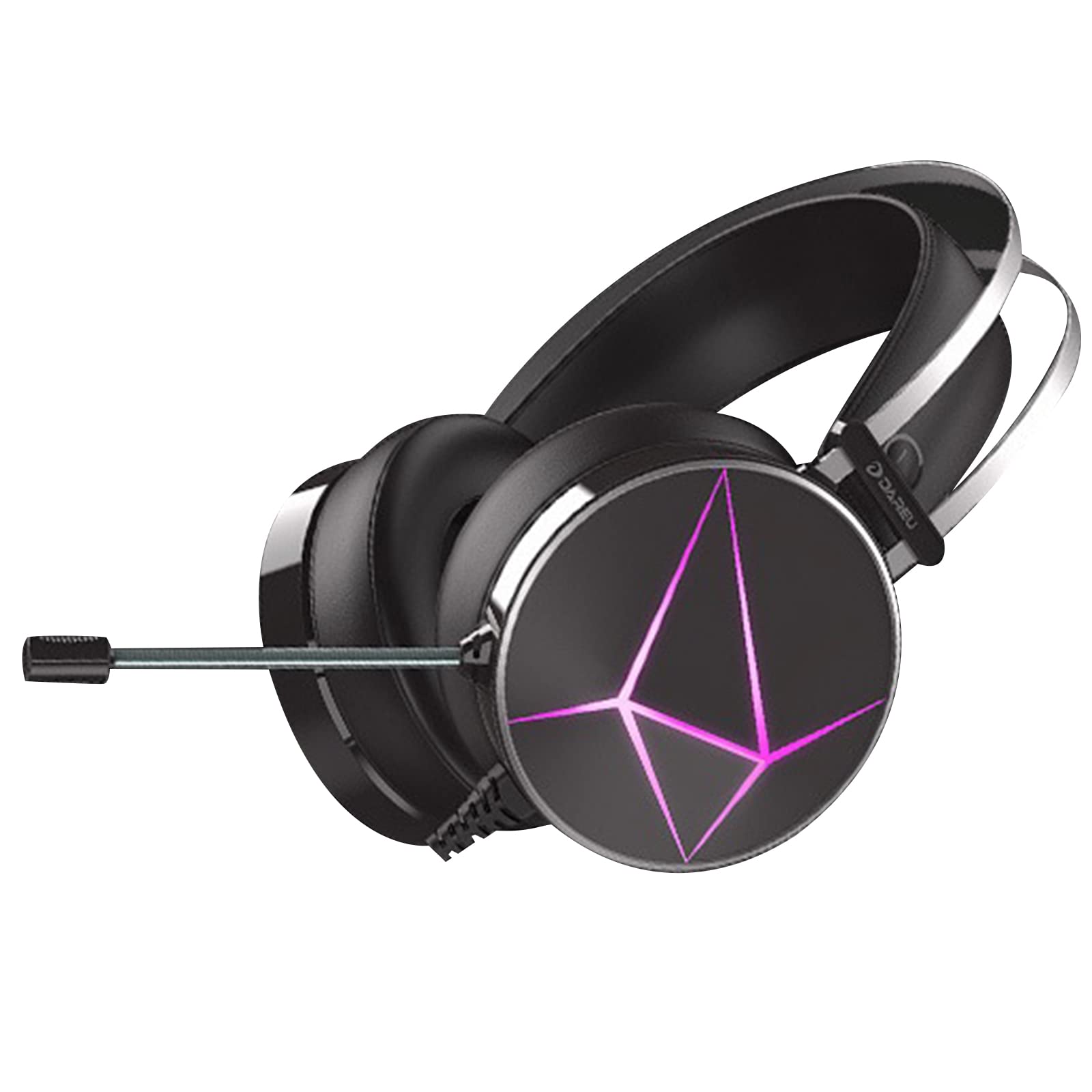 Gaming-Headset mit Mikrofon, Spielkopfhörer mit 7.1 Surround-Sound-Kopfhörer
