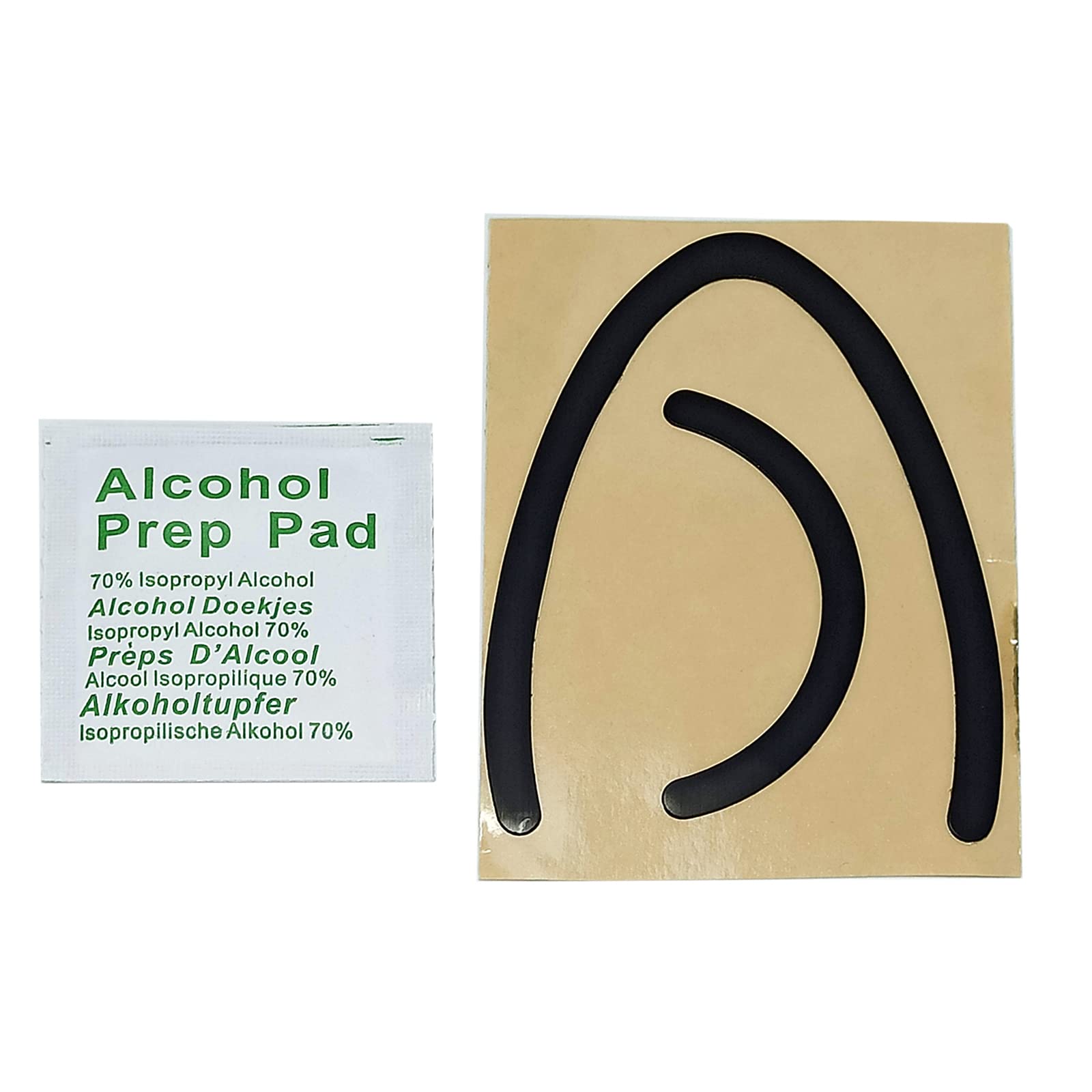 1 Set Anti-Rutsch-Füße Pads Aufkleber für Anywhere 3 / vertikale Gaming-Mäuse, Fußaufkleber, Skates, PTFE-Skates, schwarzes Set