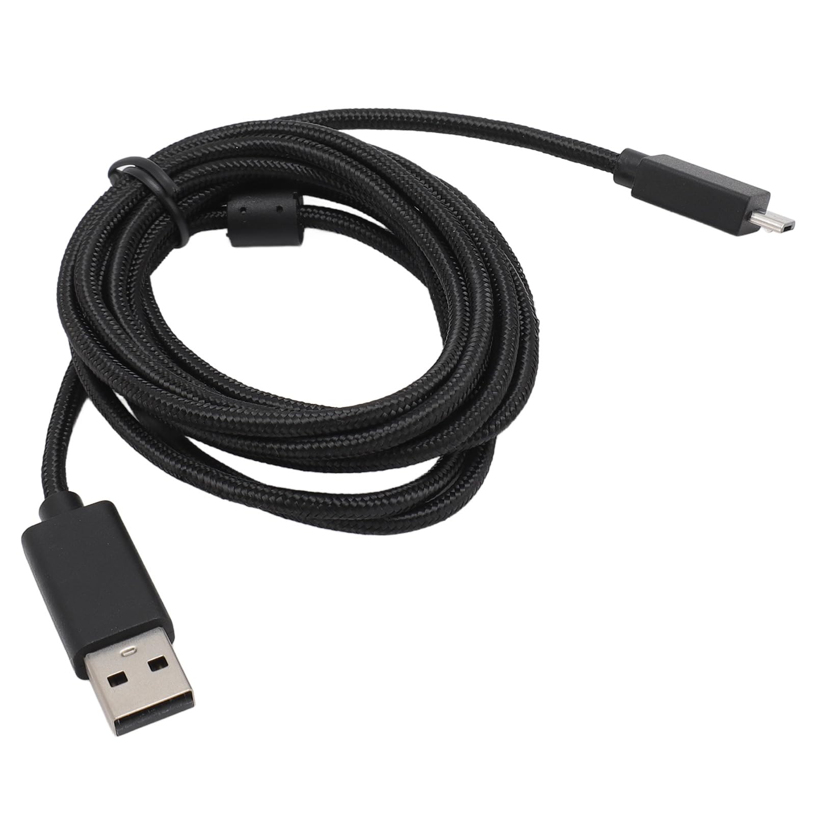 Micro-USB-Kabel, 1,95 M, USB 2.0 auf Micro-, mit Magnetring für G933 G633 G633S G933S G533, Nylongeflecht, Rauschunterdrückung für Gaming-Headset