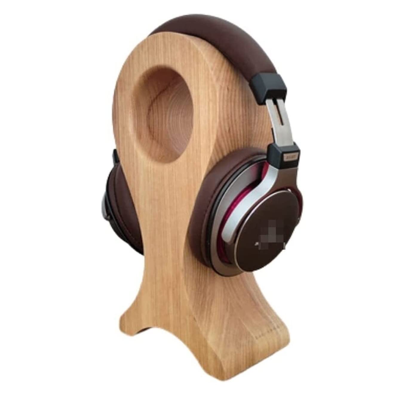 Kopfhörerständer, Massivholz, Fischform, Schreibtischaufbewahrung für Headsets, stilvolle und funktionale Kopfhörerhalterung, perfekt für Gaming und Büro