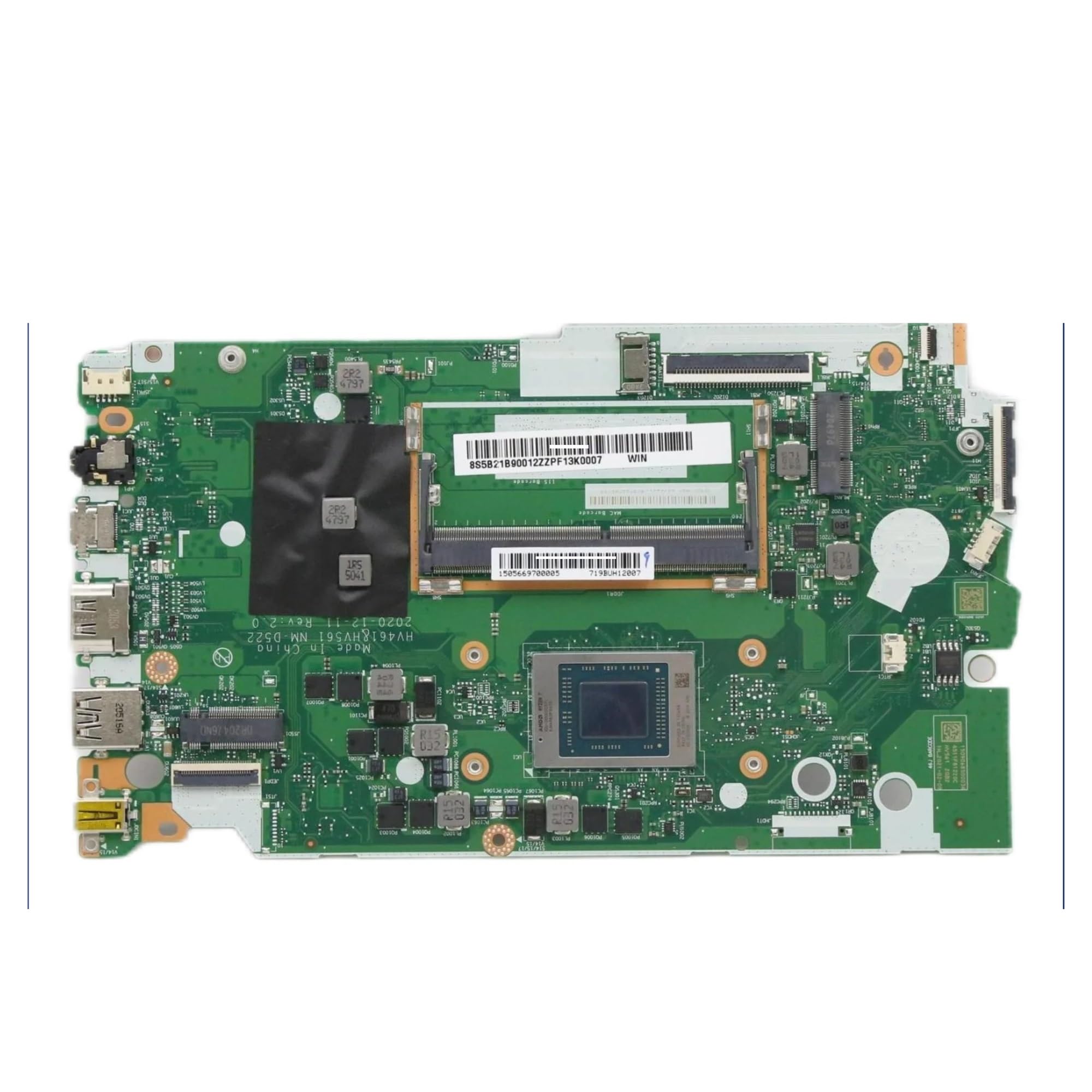 NM-D522 Mainboard, kompatibel for Lenovo, V15 G2-ALC Laptop Motherboard mit R3 R5 R7 AMD CPU 8G 4G-RAM(R7 5700U 4G-RAM)