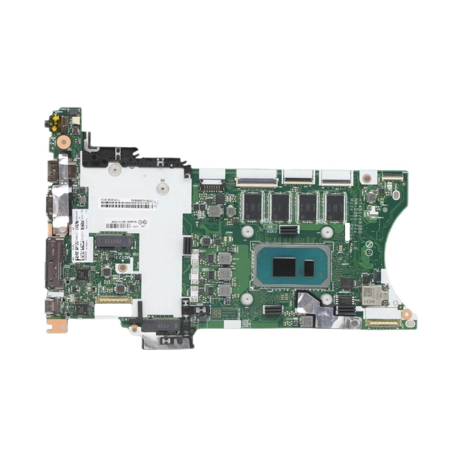 HT4B1 HX3B0 NM-D361 Mainboard, kompatibel for Lenovo Thinkpad, T14S Gen 2 X13 Gen 2 Laptop Motherboard mit CPU I5 I7(T14S i7-1165G7 16G)